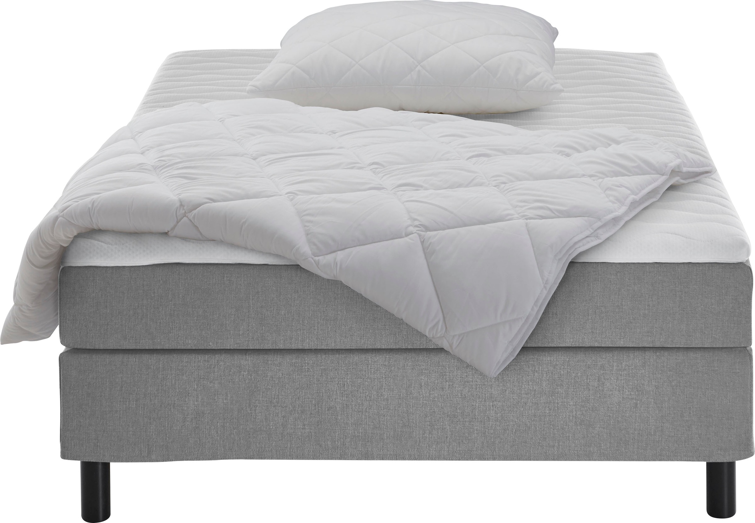 4. Bild von ATLANTIC home collection Boxbett »Happy«, ohne Kopfteil, mit Topper, wahlweise mit oder ohne Bettwaren