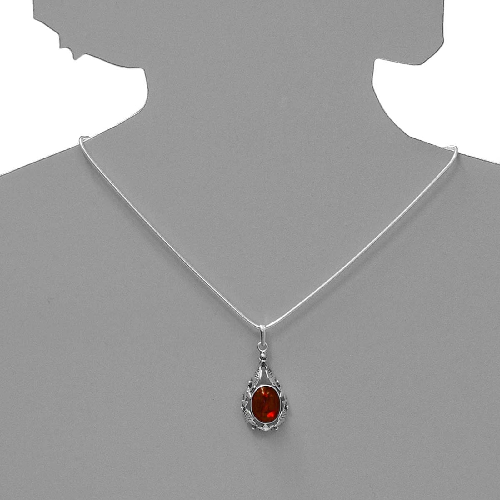 OSTSEE-SCHMUCK Kettenanhänger »Ostsee-Schmuck Anhänger Fischland 45x20 mm«, (1 tlg.)