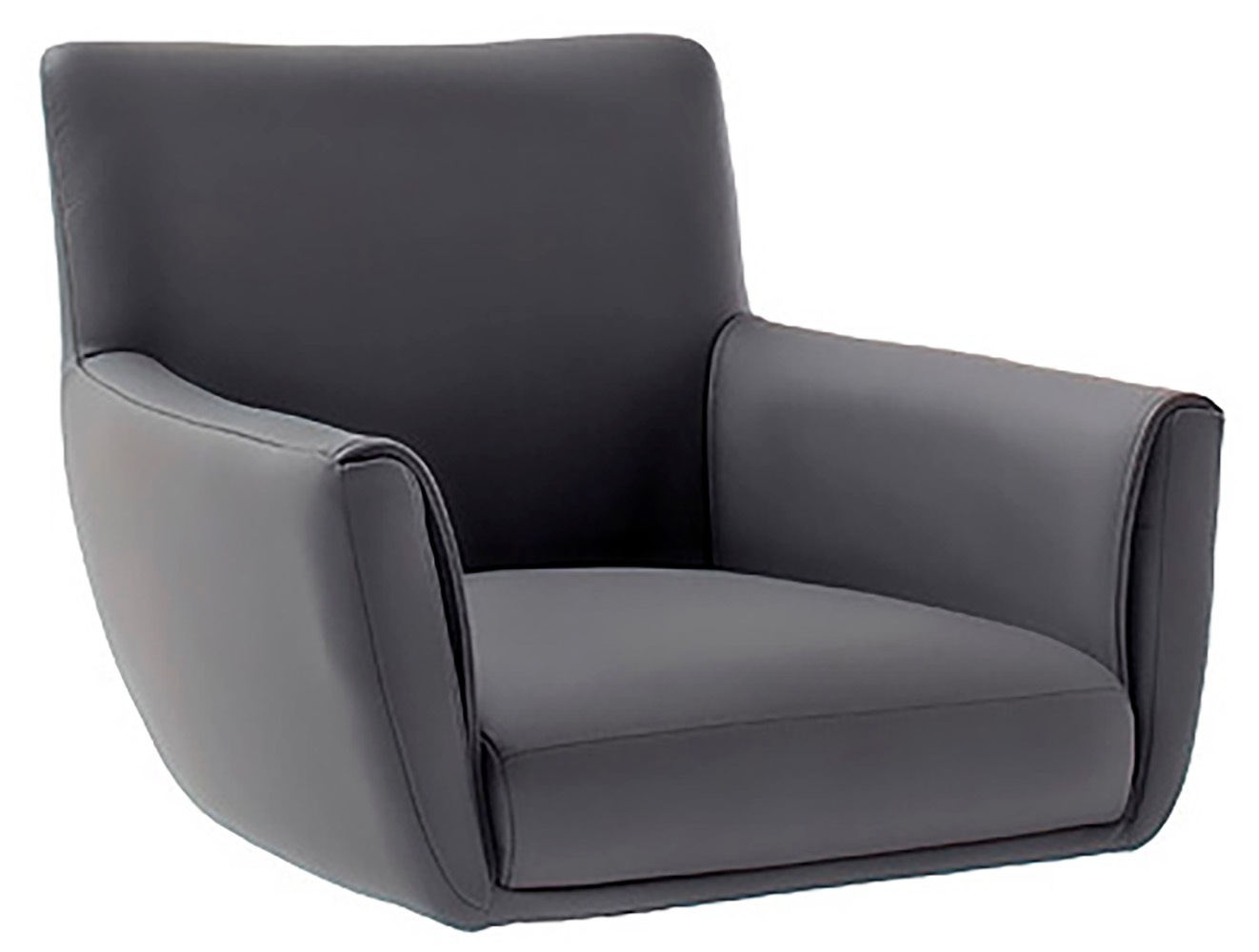 MCA furniture 4-Fußstuhl »WILSON Esszimmerstuhl, Armlehnstuhl, Polsterstuhl, modern«, (Set), 1 St., Leder, Stuhl, Armlehnenstuhl, drehbar, Taschenfederkern, belastbar 160 kg,XXL
