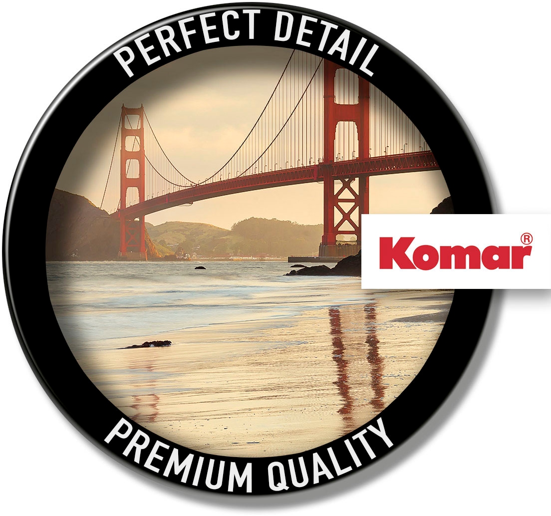 Komar Vliestapete »Digitaldruck Vlies - Golden Gate - Größe 400 x 260 cm«, bedruckt, Wohnzimmer, Schlafzimmer