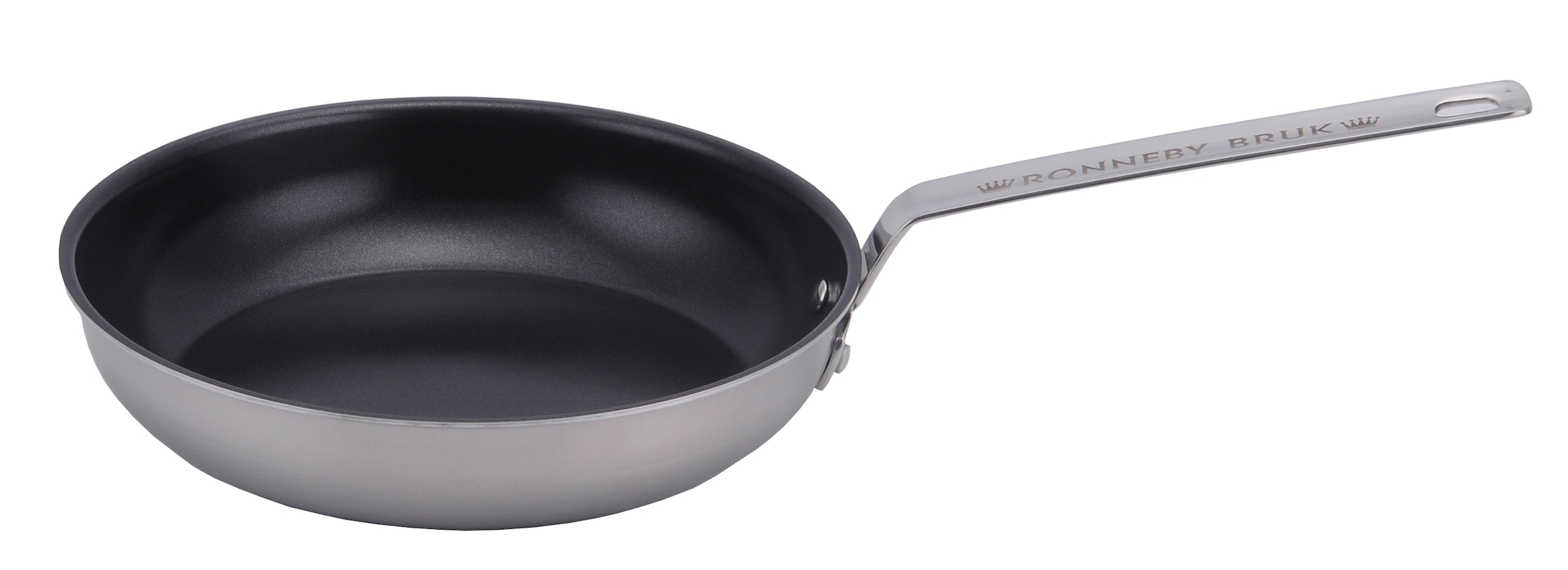 Ronneby Bruk Bratpfanne »INOX Keramikbeschichtete Edelstahl-Bratpfanne« Edelstahl 1 tlg. Edelstahl-Aluminium-Edelstahl-Kontruktion