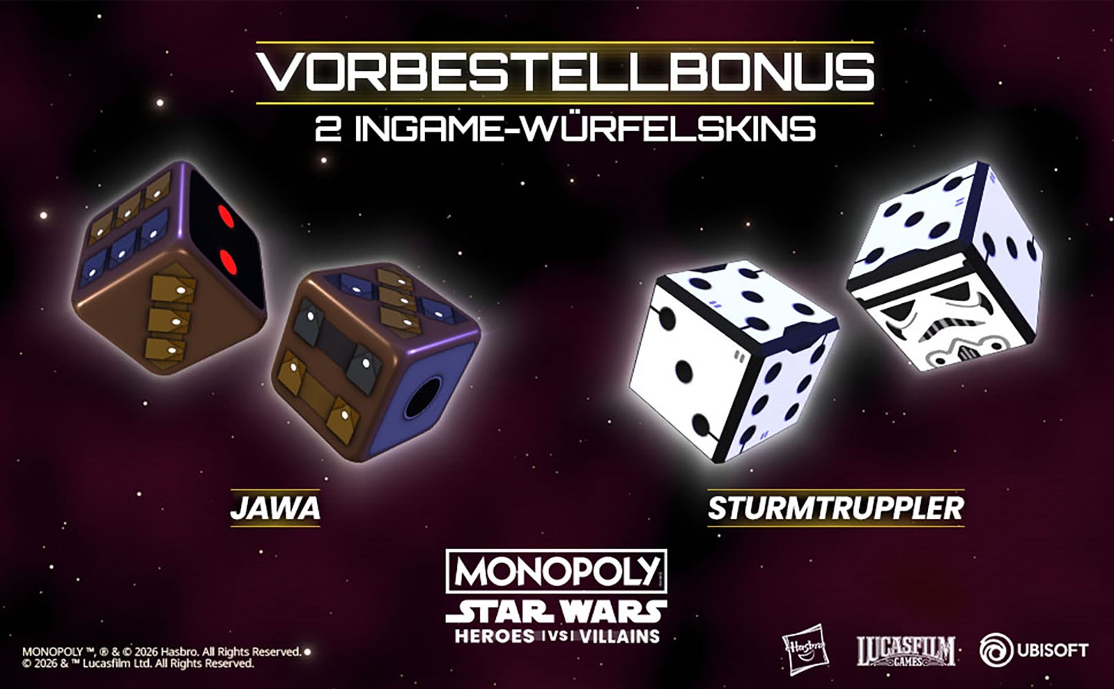 UBISOFT Spielesoftware »Monopoly: Star Wars™ Heroes vs. Villains« Nintendo Switch 2