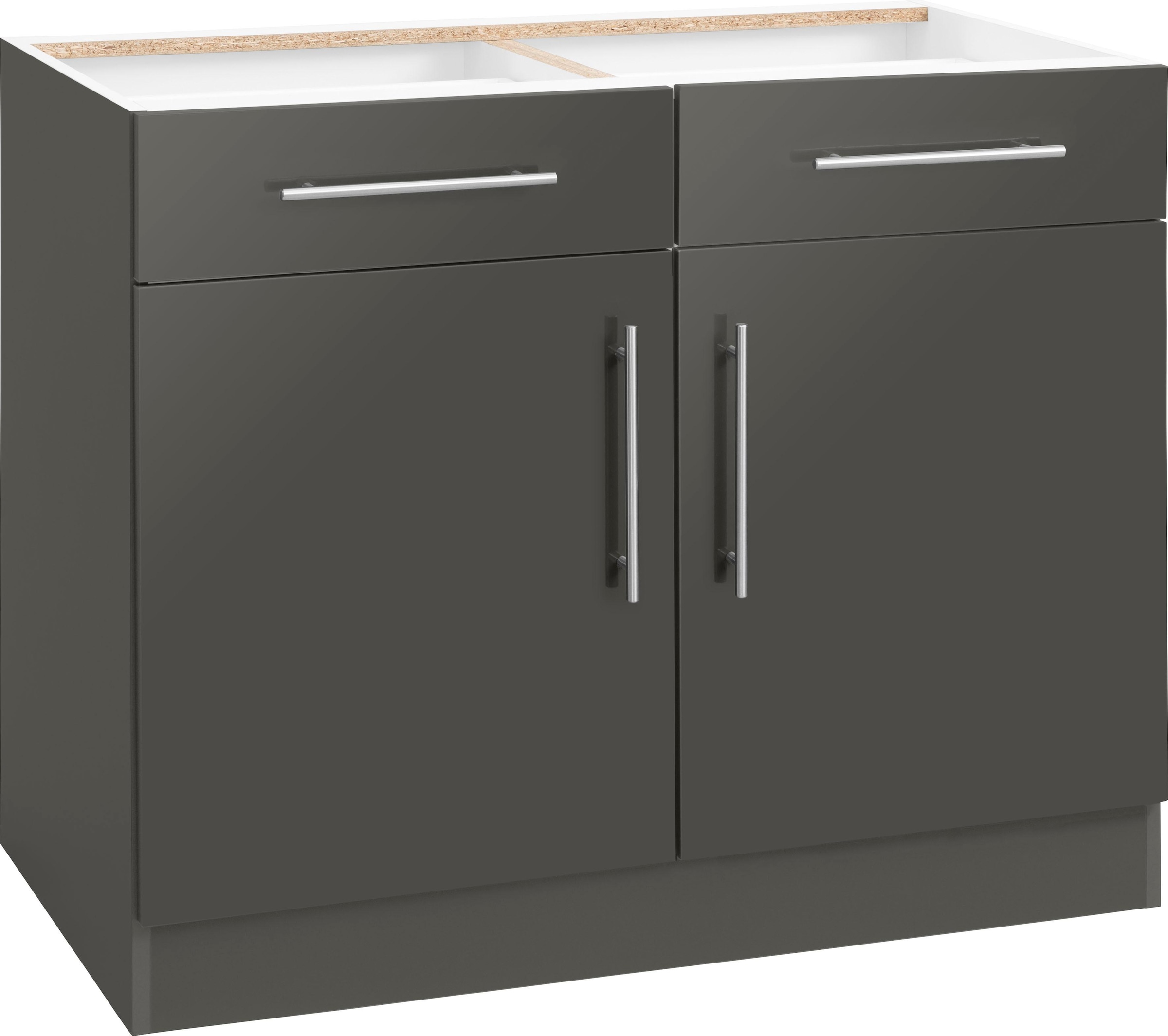 wiho Küchen Unterschrank »Cali«, 100 cm breit, ohne Arbeitsplatte