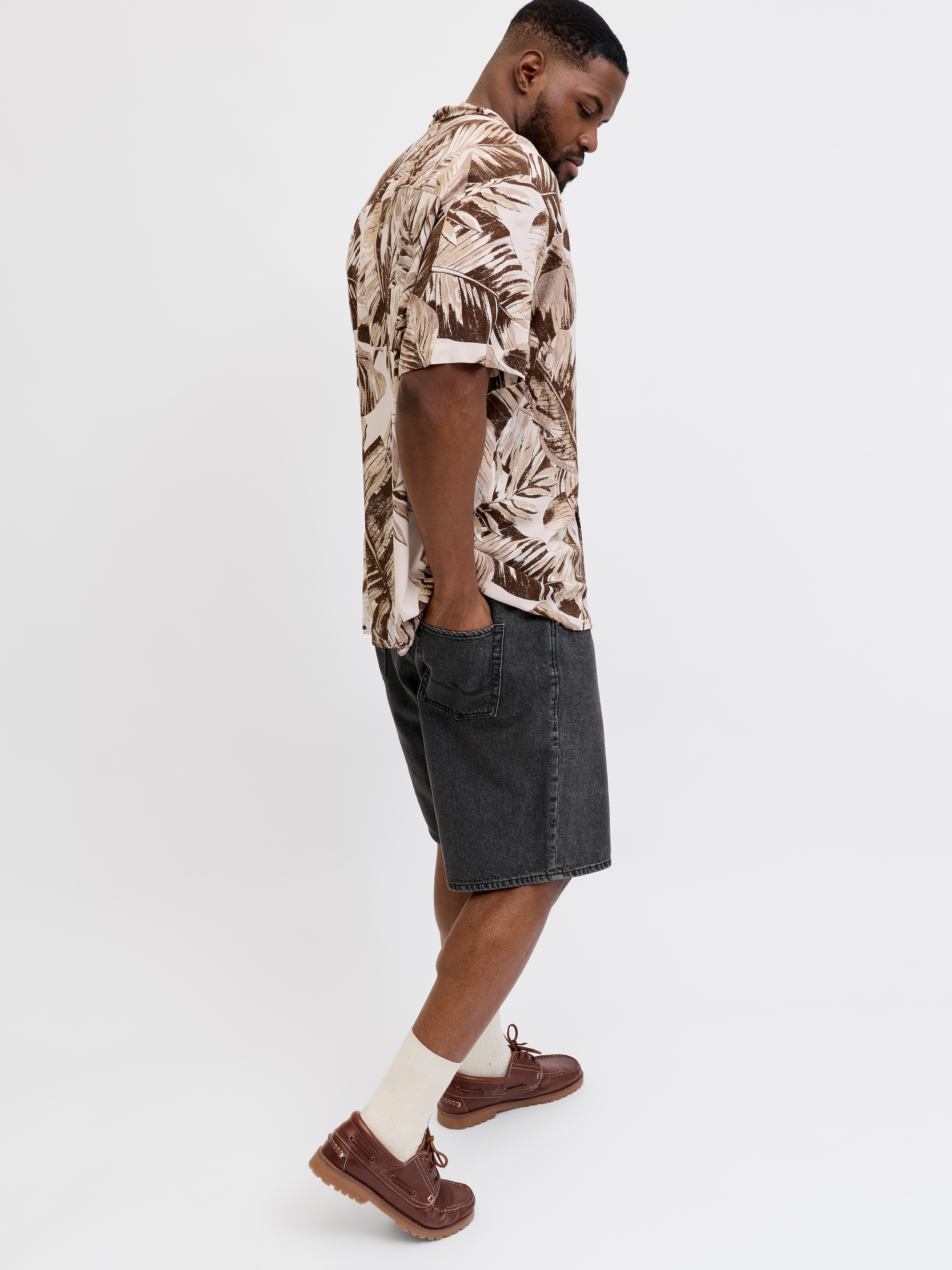 Jack & Jones PlusSize Jeansbermudas »JJITONY JJORIGINAL SHORT« Five-Pocket-Design, relaxed fit