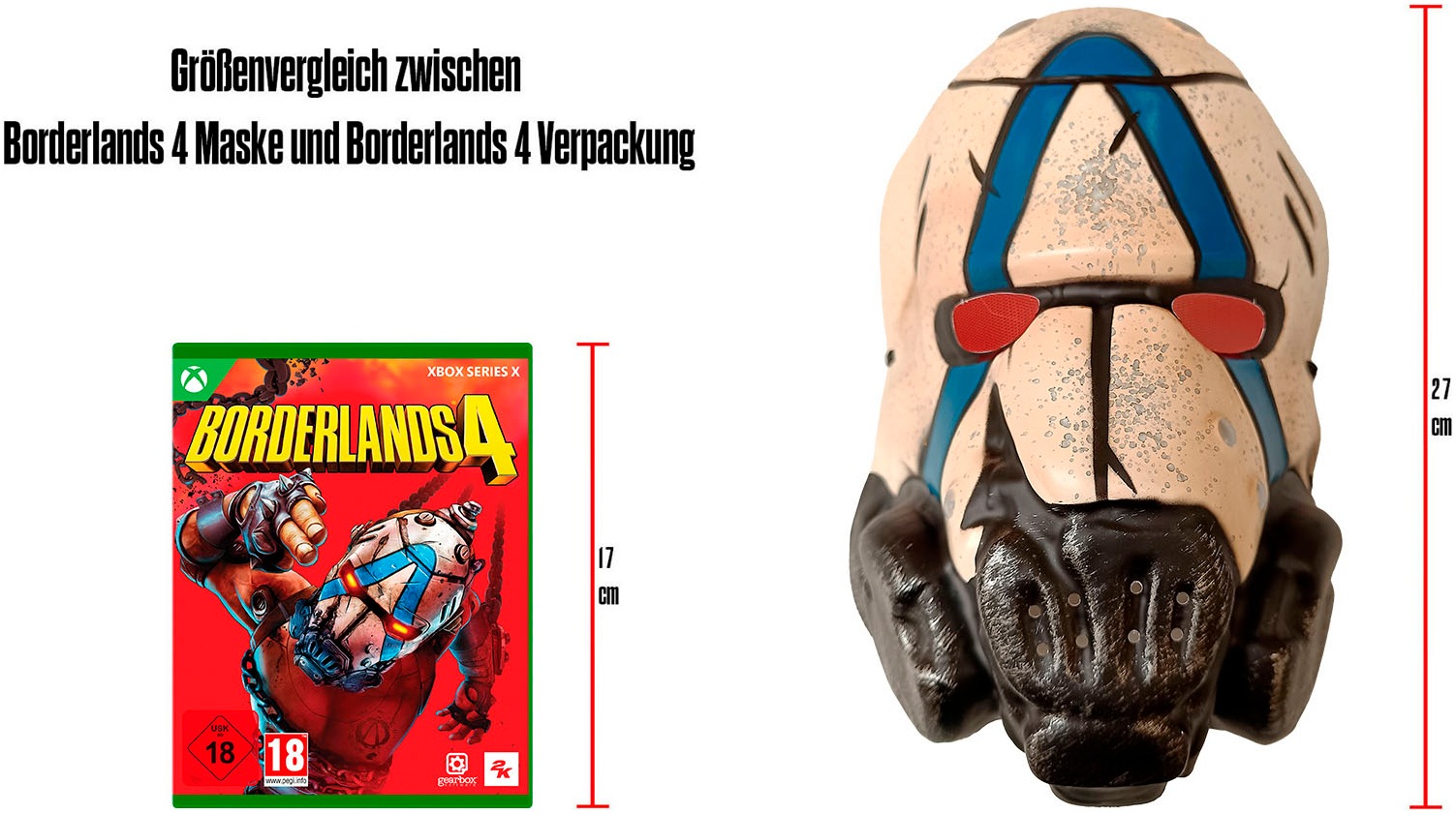 2K Spielesoftware »Borderlands 4«, Xbox Series X, Tragbare Gesichtsmaske - exklusiv bei OTTO