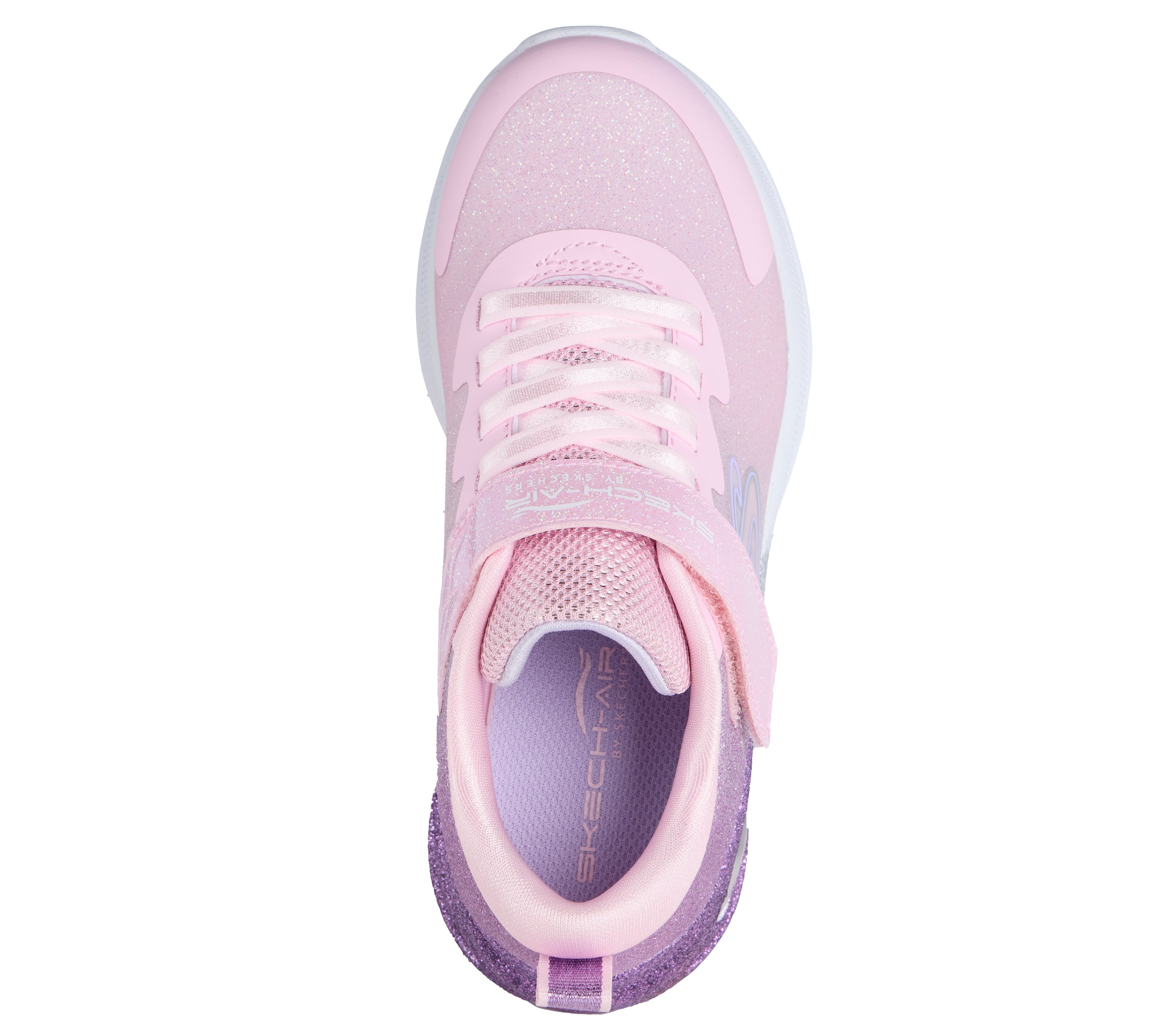 Skechers Sneaker »MICROSPEC MAX ADVANCE«  Klettschuh mit Glitter, Grössenschablone zum Download