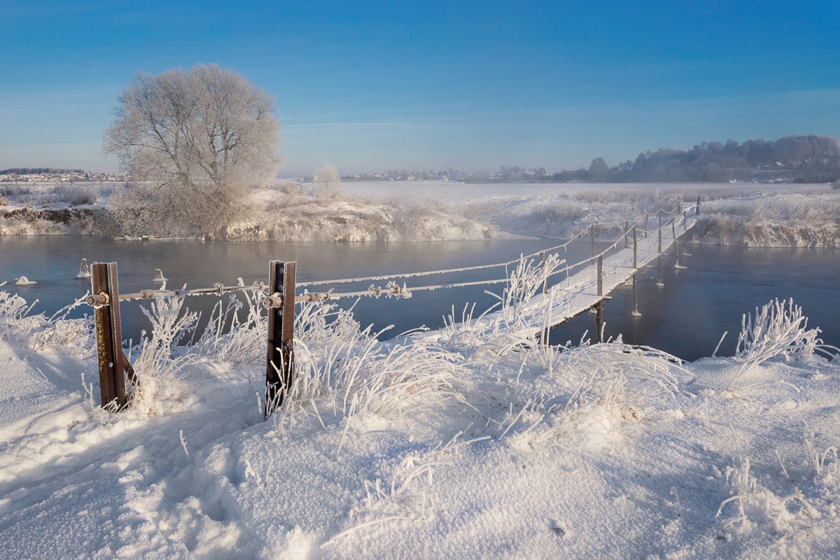 Papermoon Fototapete »Schneelandschaft« günstig online kaufen