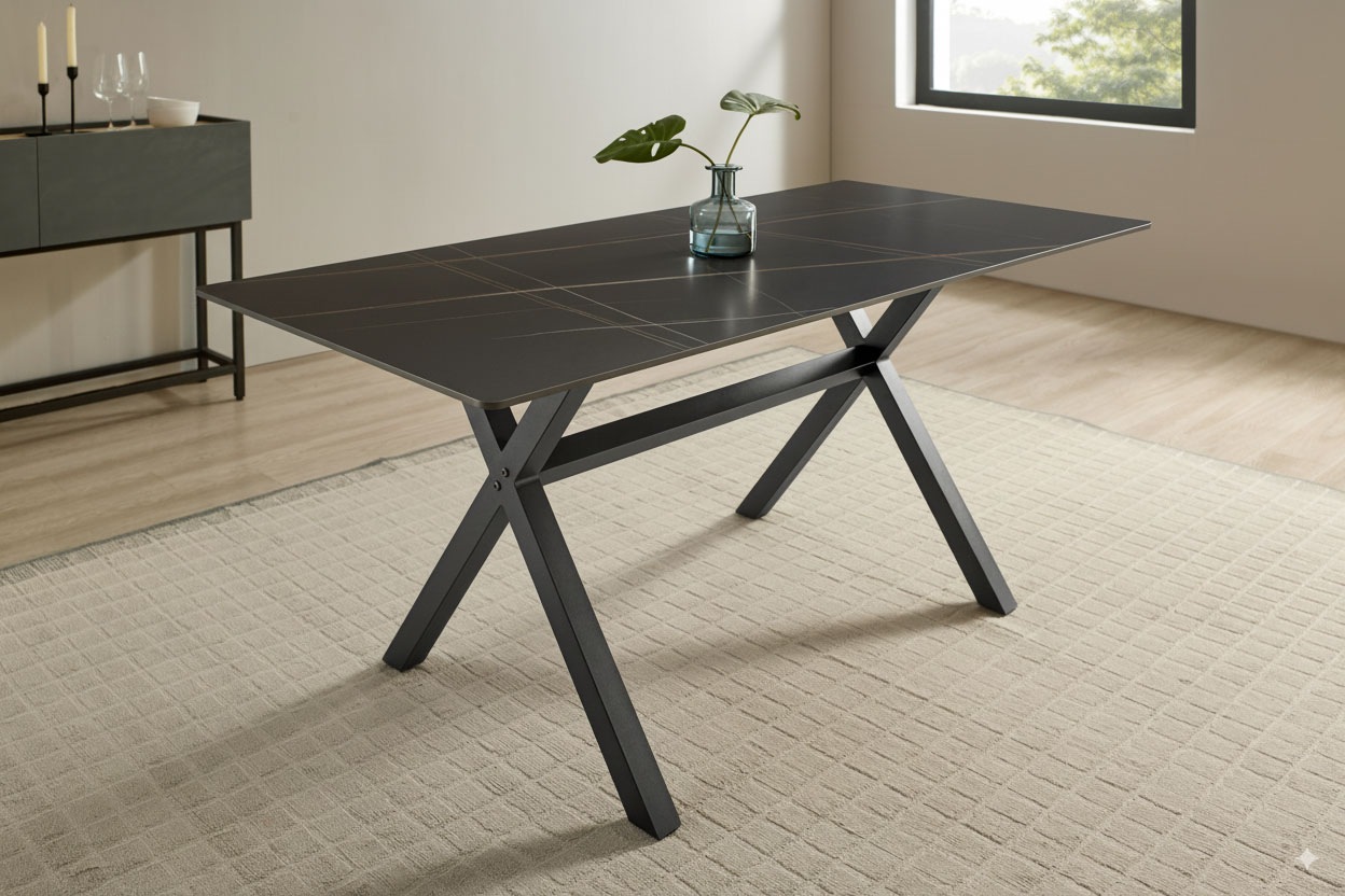 OTTO home Esstisch »Cazie« aus Sicherheitsglas mit drehbarer Tischplatte un günstig online kaufen