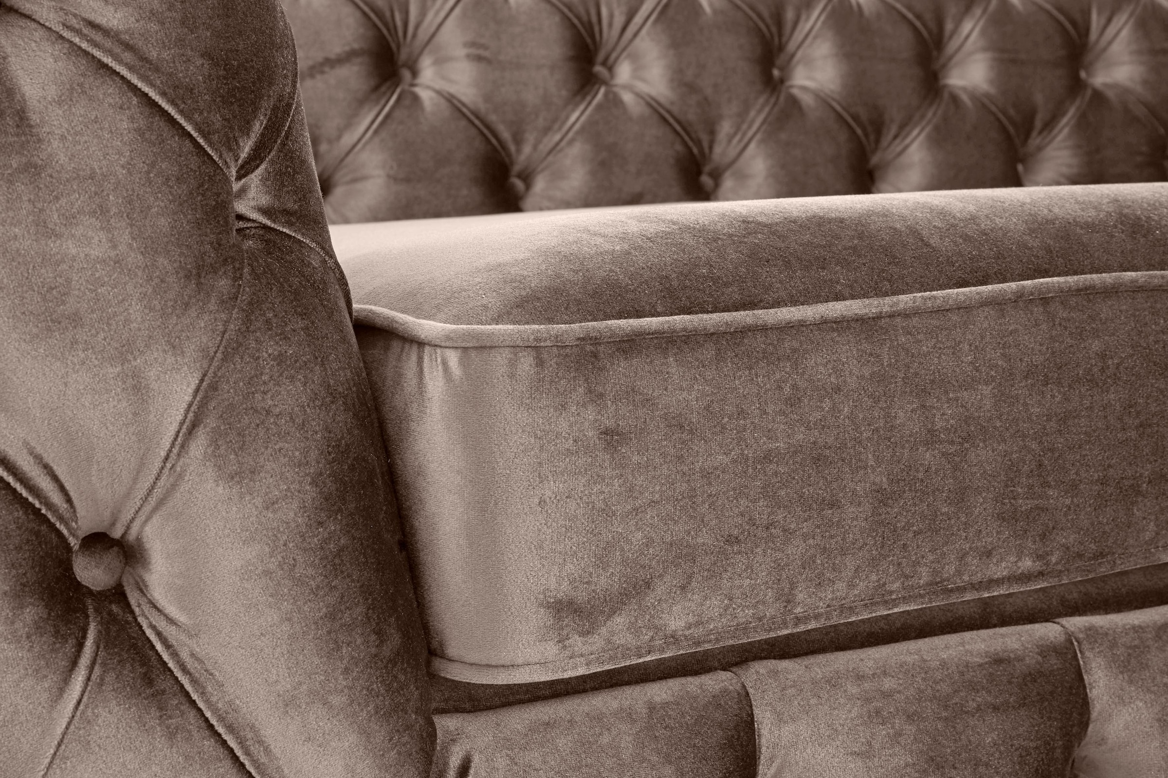 Home affaire Chesterfield-Sofa »Kalina«, klassische Chesterfield-Knopfheftung, sehr hochwertige Verarbeitung