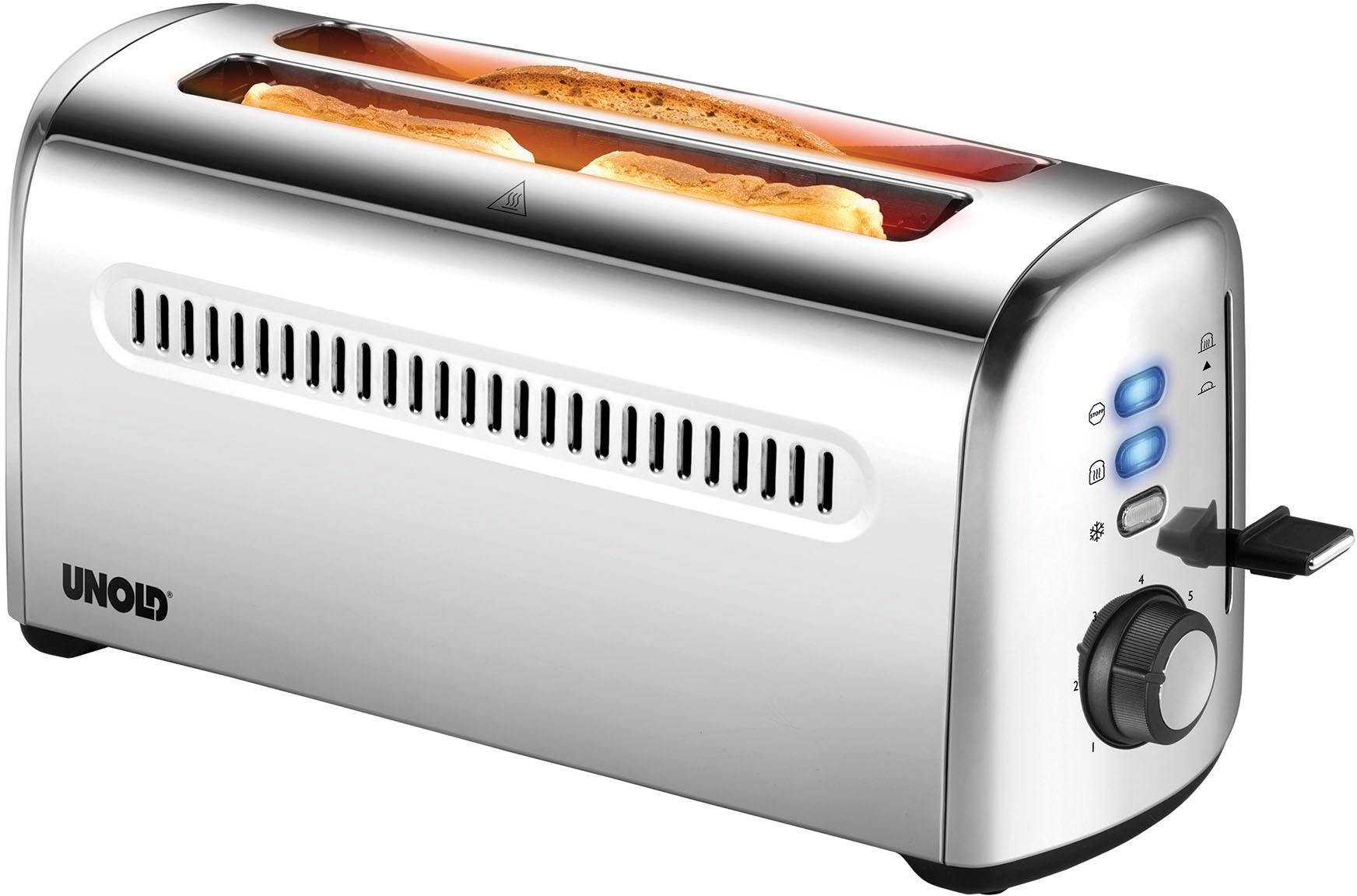 Unold Toaster »4er Retro 38366«, 2 lange Schlitze, 1500 W auf Rechnung  kaufen | Langschlitztoaster
