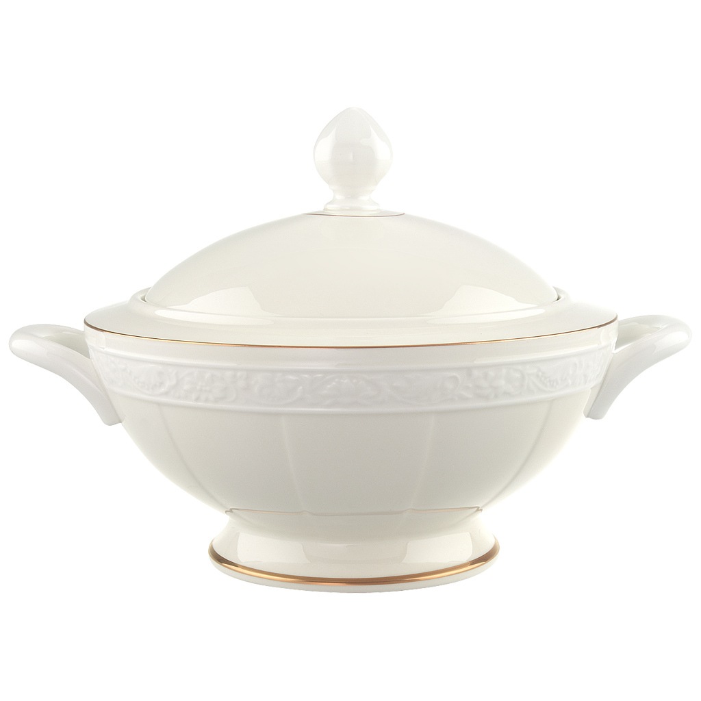 Villeroy & Boch Suppenteller »Terrine Ivoire 2,75 Liter beige« günstig online kaufen
