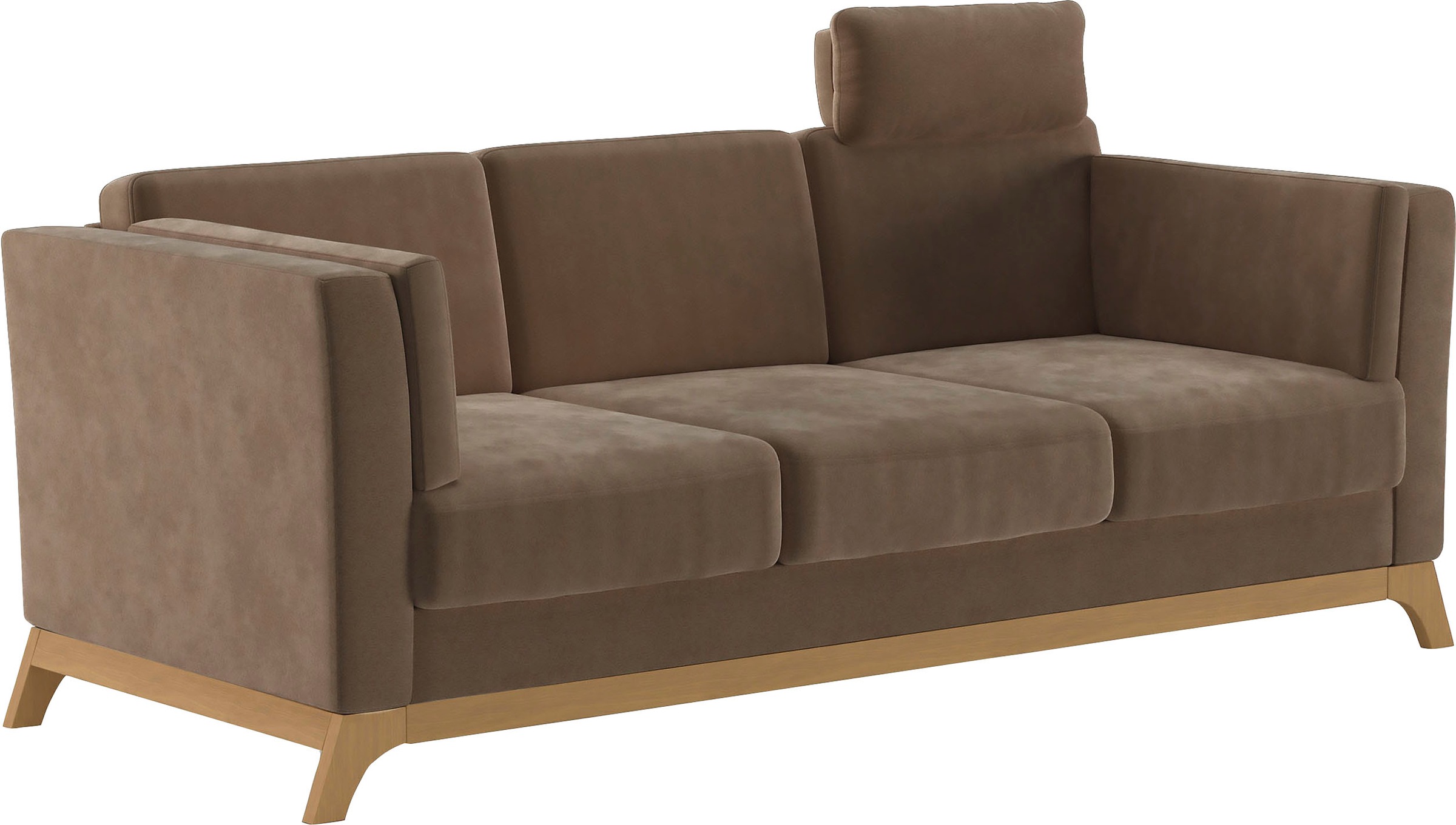 Home affaire 3-Sitzer »Viva« mit Holzrahmen aus Eiche