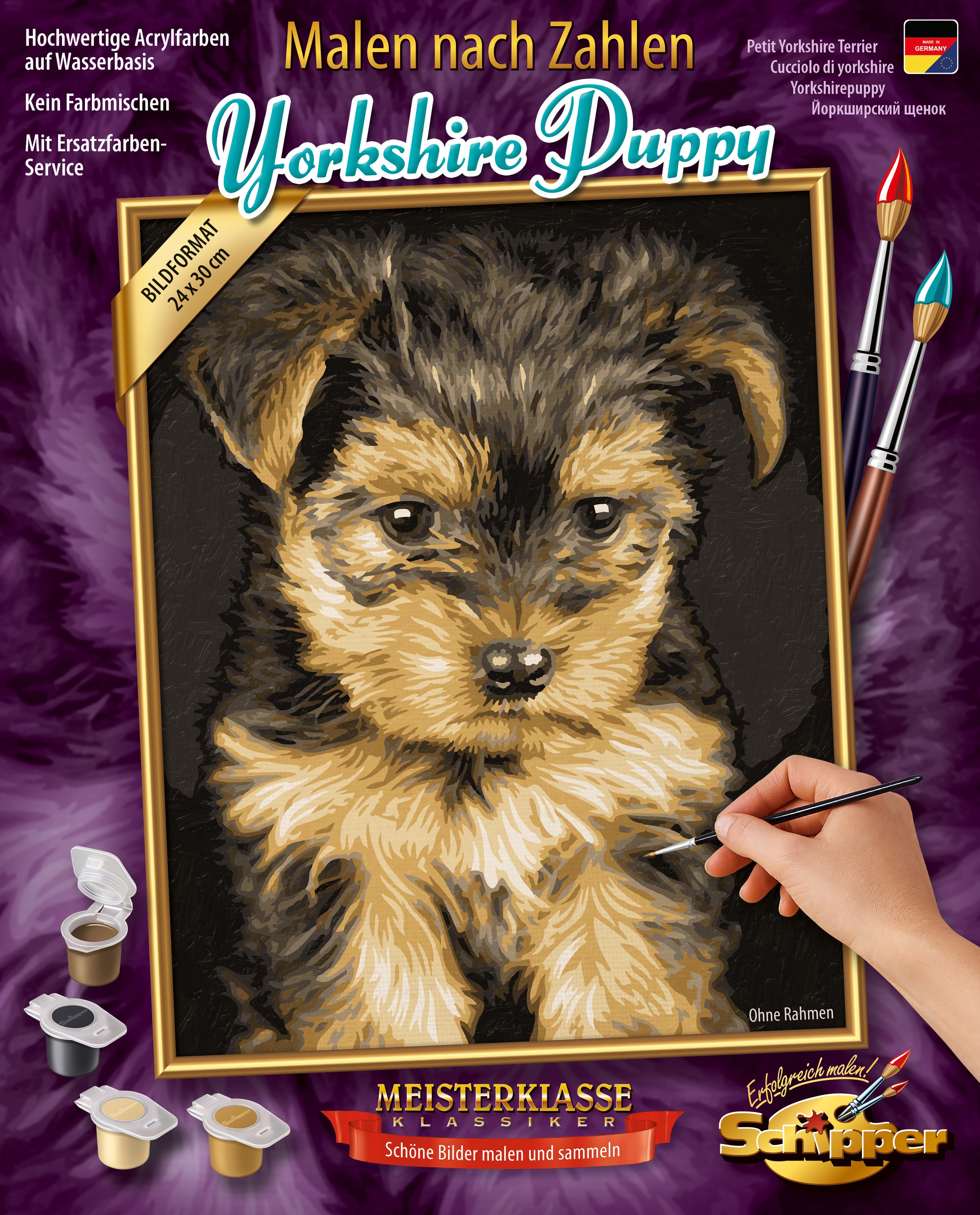 Puppy«, Schipper Malen in Zahlen - Germany »Meisterklasse im Yorkshire Made kaufen nach Klassiker Online-Shop
