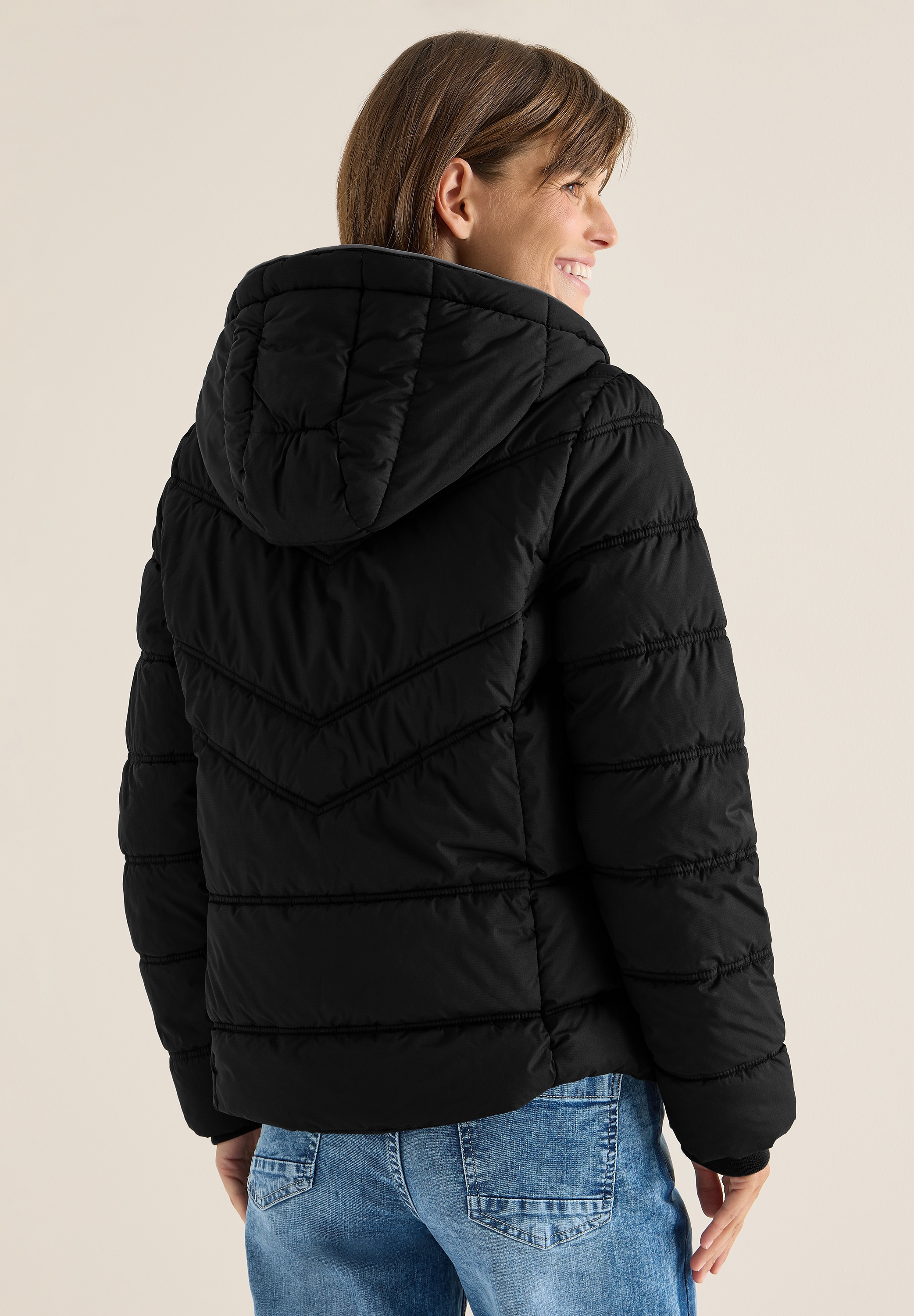 Cecil Steppjacke, mit Kapuze, mit Kapuze