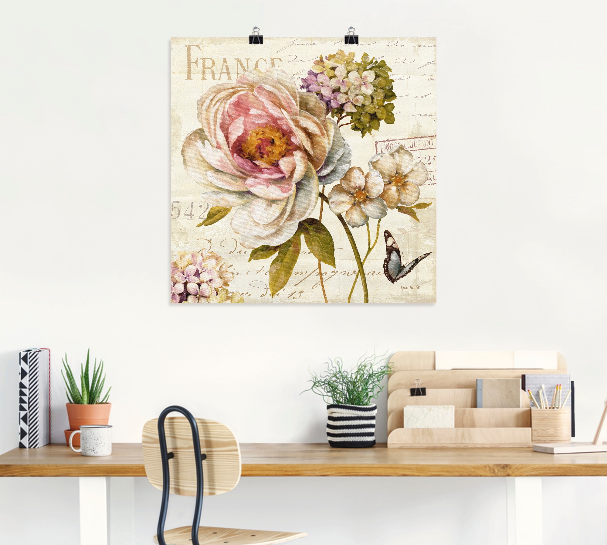 Artland Wandbild »Blumen III«, Blumen, (1 St.), als Leinwandbild,  Wandaufkleber oder Poster in versch. Größen auf Raten bestellen