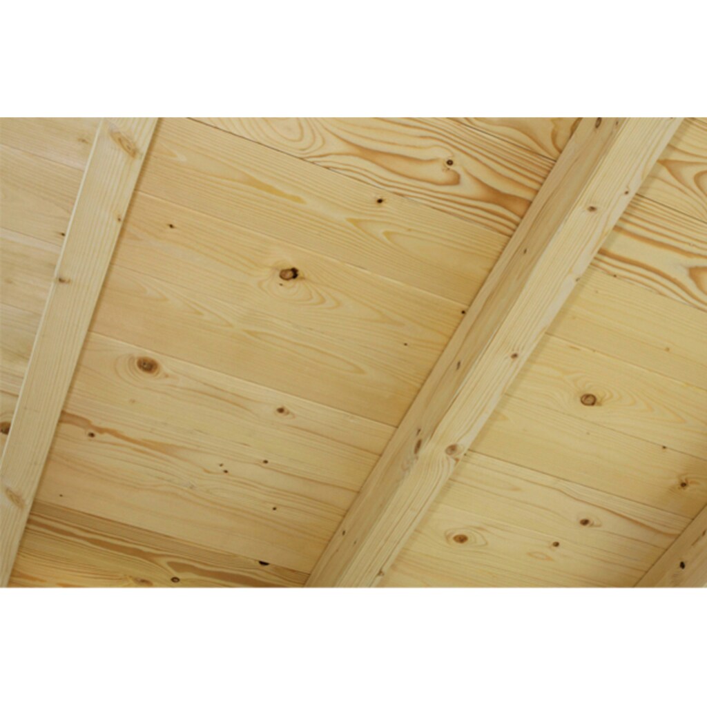 Skanholz Doppelcarport »Wendland«, Leimholz-Nordisches Fichtenholz, 550 cm, weiß