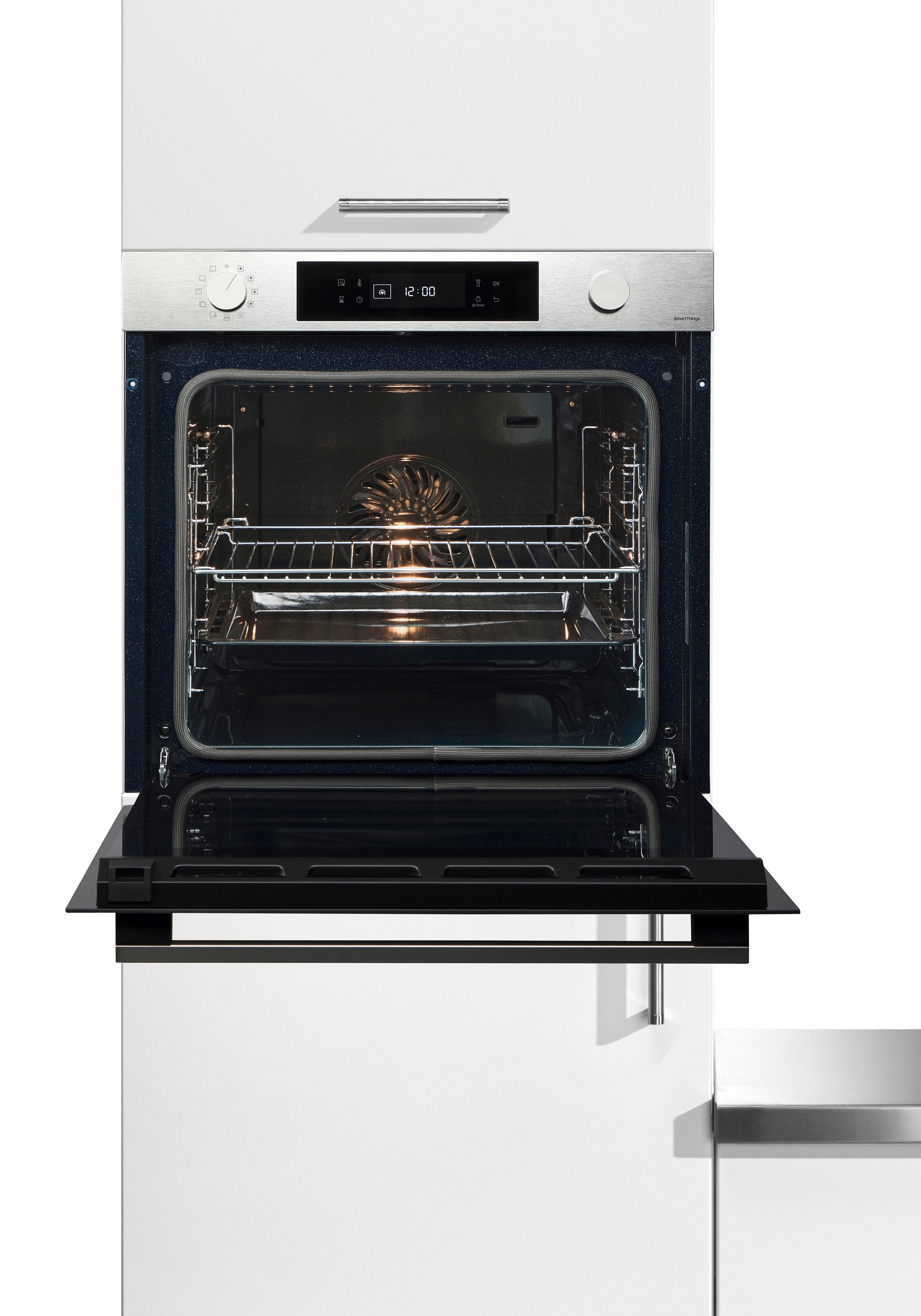 Samsung Einbaubackofen NV7400B »NV7B41307AS«, Pyrolyse-Selbstreinigung, Raumwunder - XXL-Innenraum mit 76L, langsam schließender Tür und WiFi