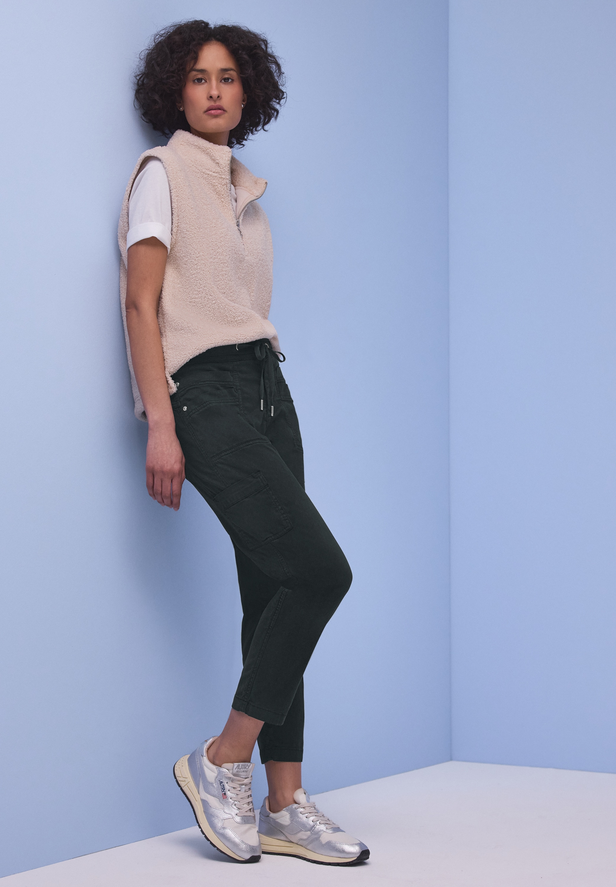 STREET ONE Jogger Pants »Style Bonny«  mit Cargo-Taschen und Kordelzug