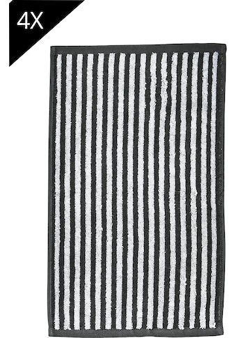 done.® Gästehandtücher »Stripes«, (4 St.), Jacquardgewebte Muster kaufen