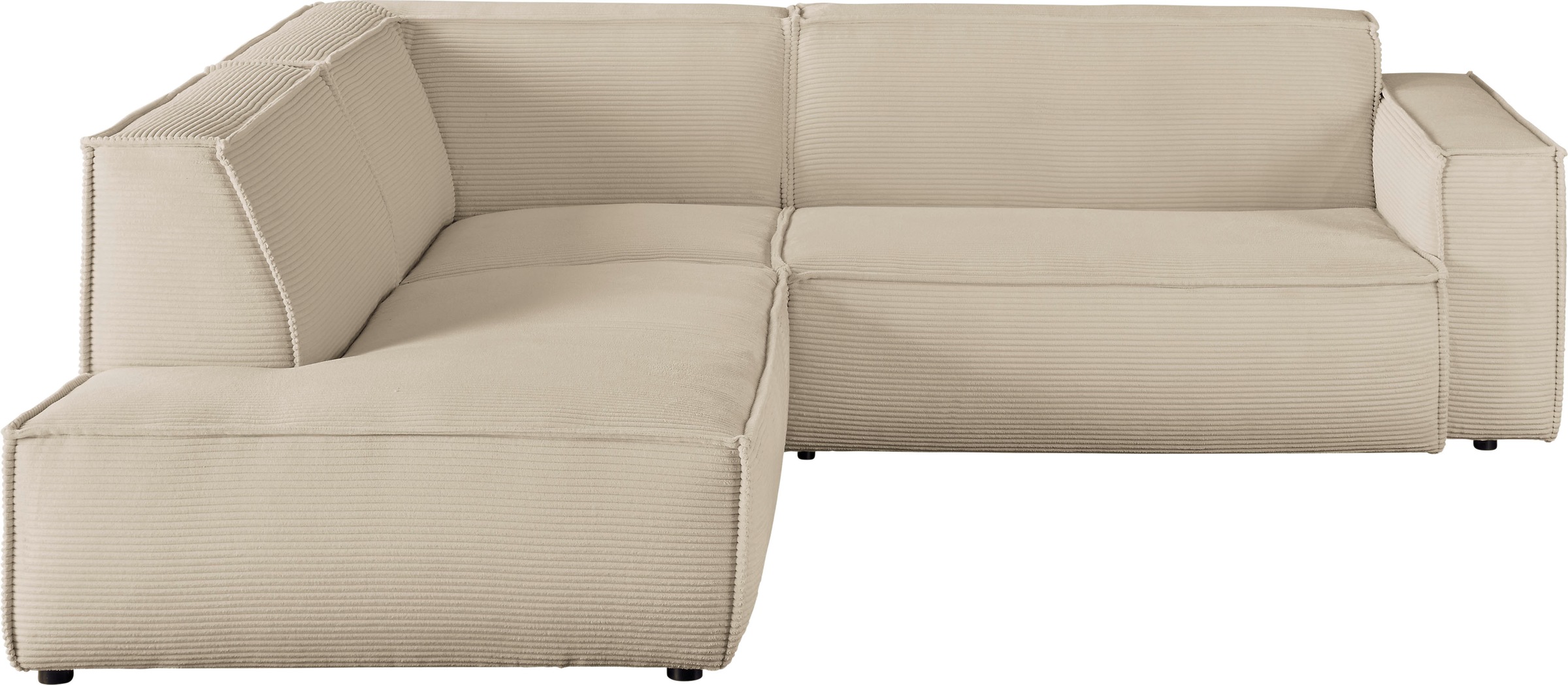 3C Candy Ecksofa »Matteo in elegant, kubischer Formensprache, bequem, L-For günstig online kaufen