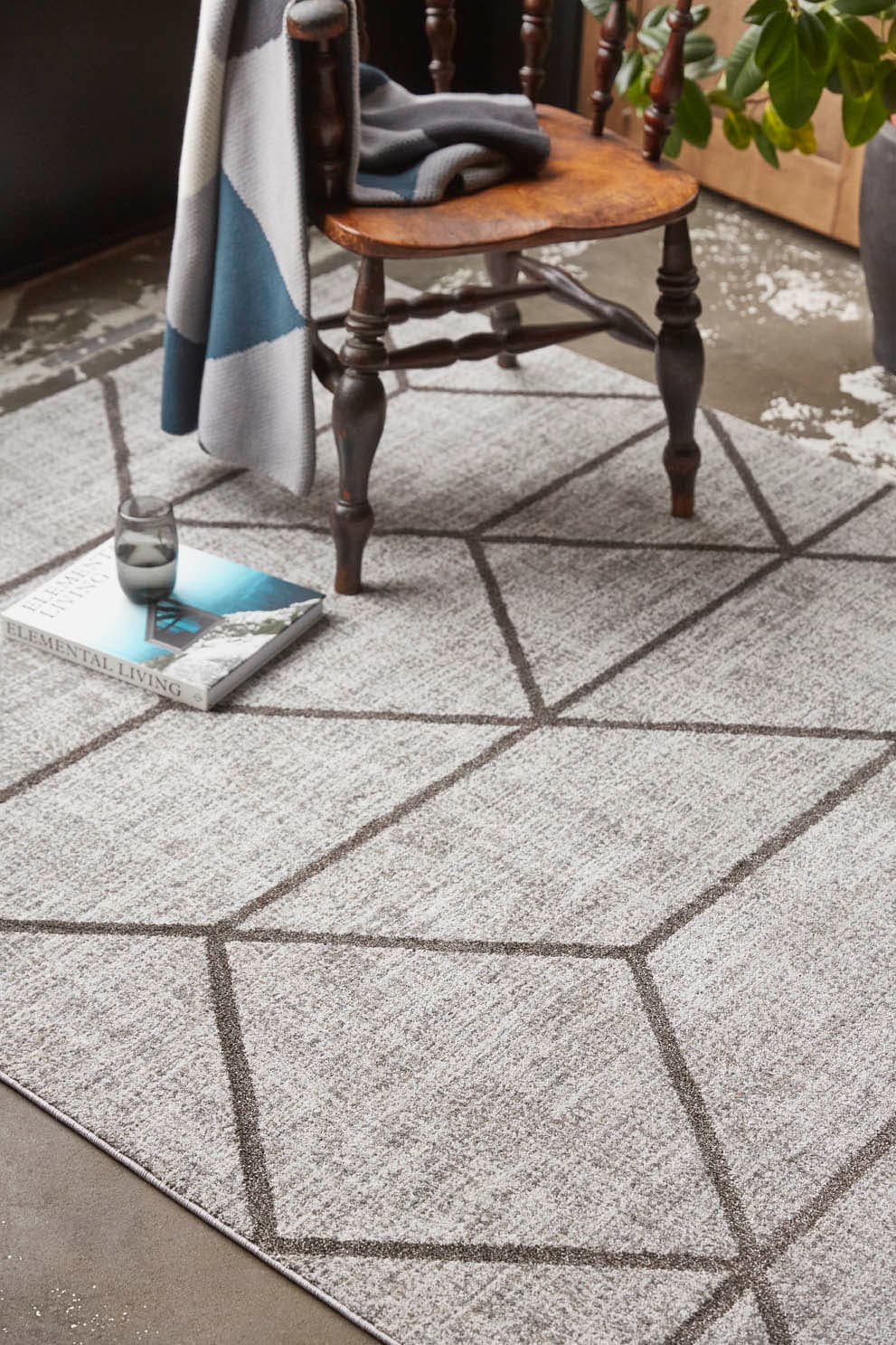 Wecon home Teppich »Bossa Lounge« rechteckig 10 mm Höhe 3D-Design, Kurzflor, Wohnzimmer