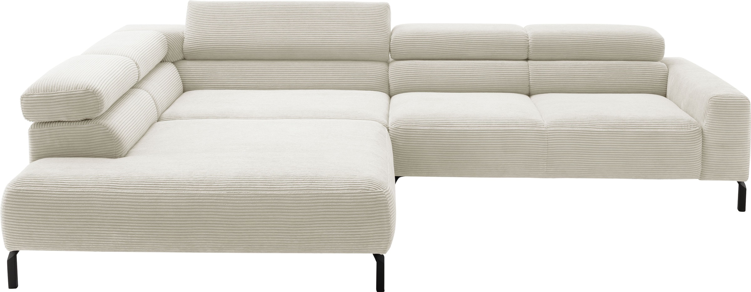 Places of Style Ecksofa »Antonelli, L-Form, inkl. Kopfteilverstellung, Brei günstig online kaufen