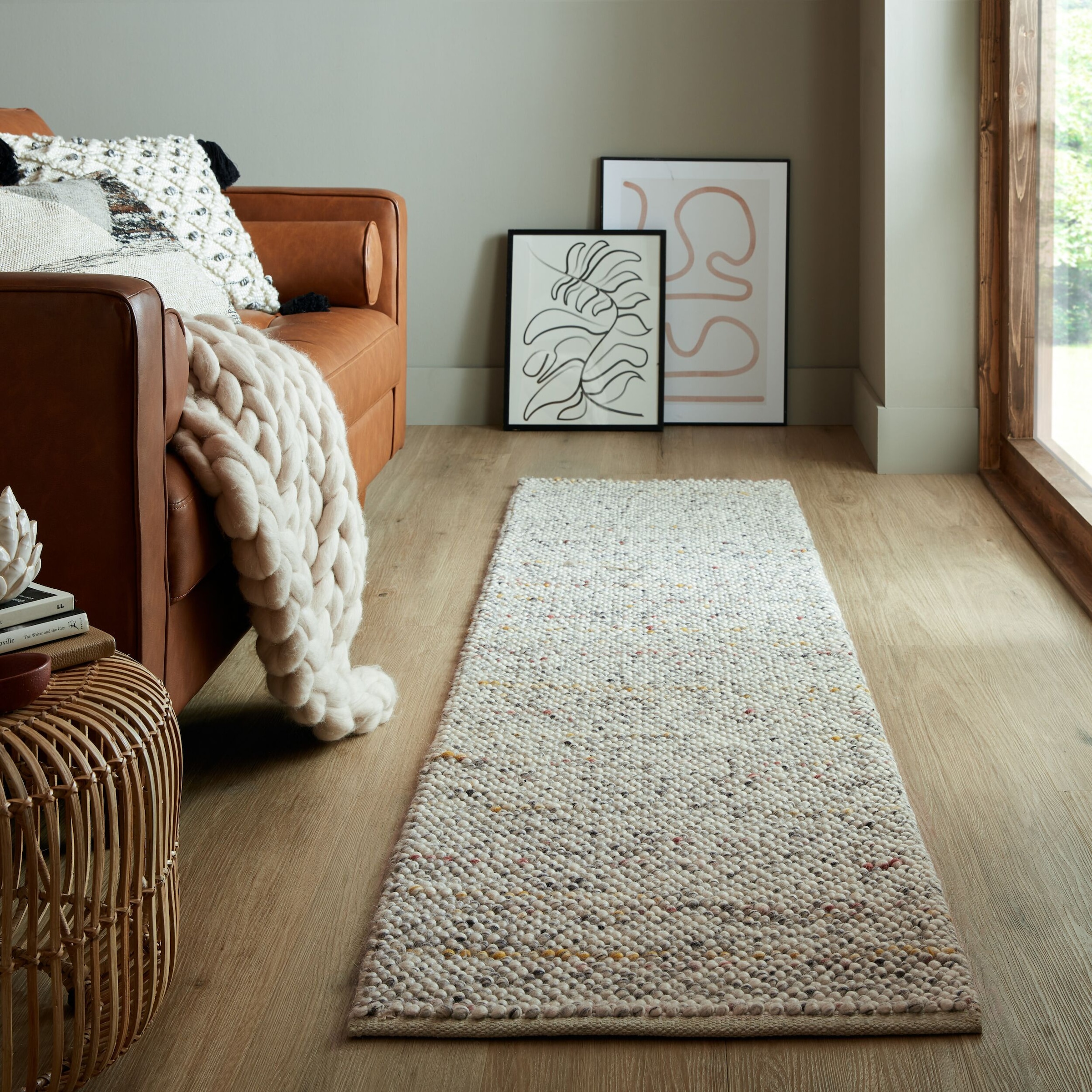 FLAIR RUGS Teppich »Minerals«, rechteckig, 3 mm Höhe, Neutraler Teppich aus günstig online kaufen