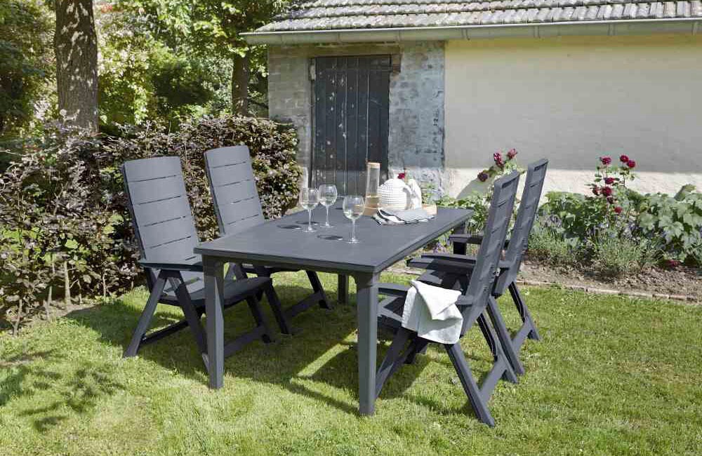 Siena Garden Gartensessel »Brasilia, Klappsessel«, Vollkunststoff, graphit