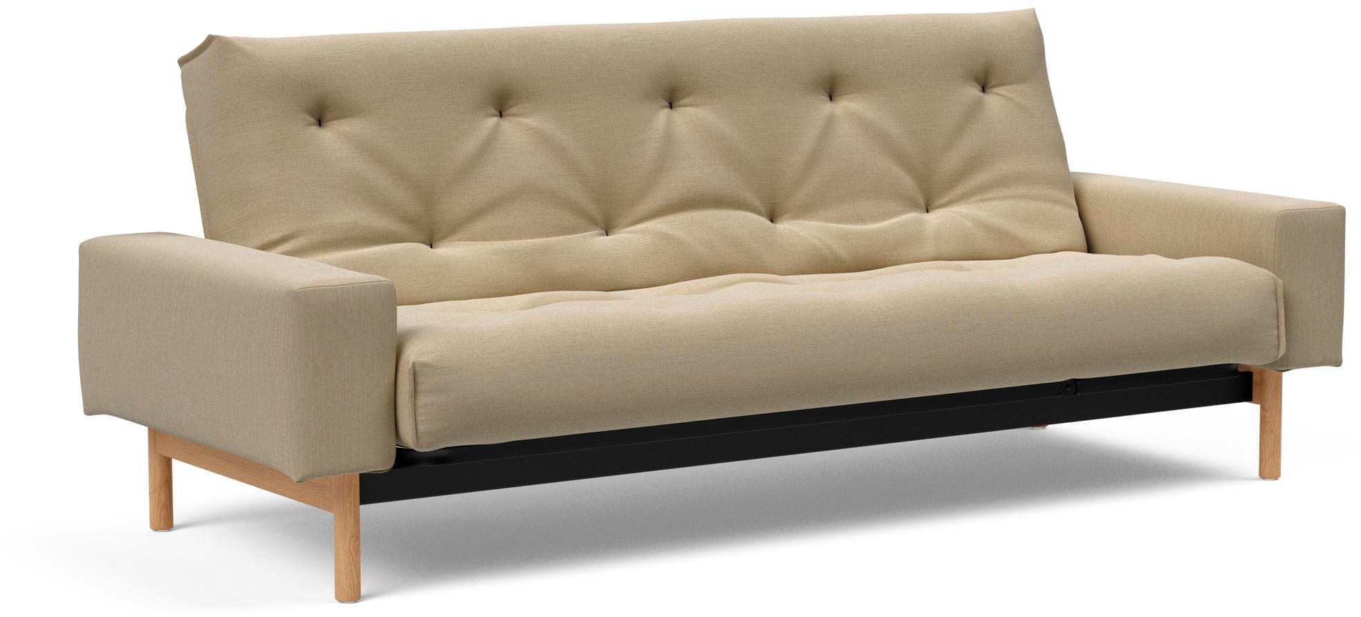 INNOVATION LIVING ™ Schlafsofa »MIMER hochwertige Schlaffunktion, aktuelles Design und extra Komfort,«, Taschenfederkernmatratze, Breite Liegefläche 140 cm