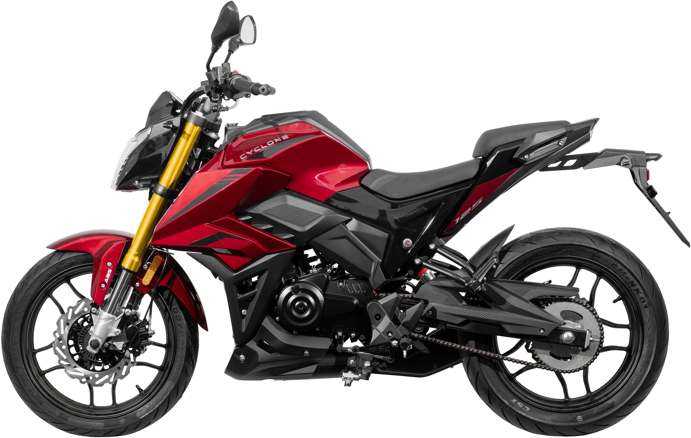 Cyclone Motorrad »Batllo5, 125, E5+, Naked« 124 cm³ 95 km/h Euro 5+ 15 11 kW, 15 PS, ABS, 125er Naked, digitales Cockpit