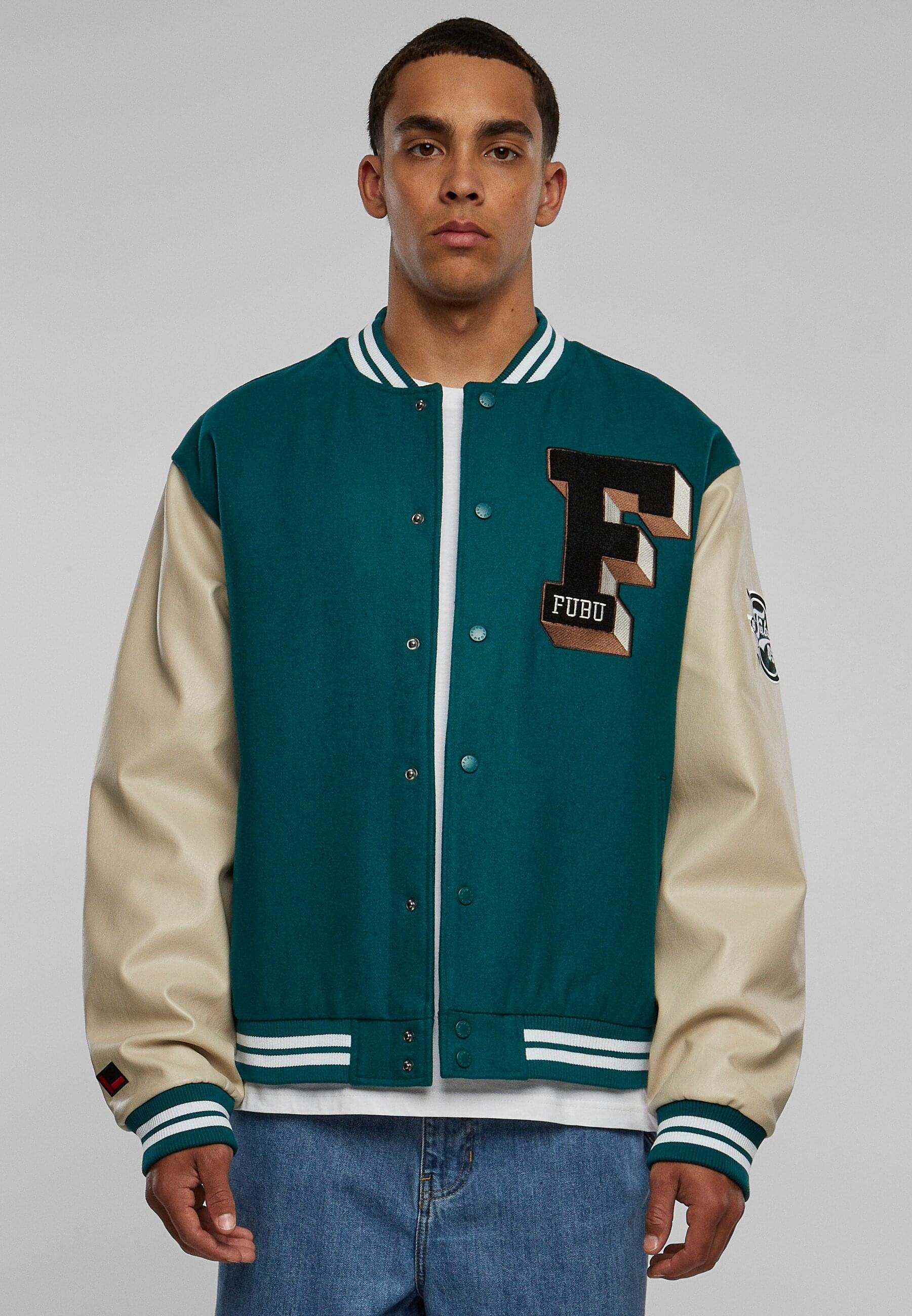 Fubu Bomberjacke »Fubu Herren FM233-009-2 FUBU College Varsity Jacket« 1 Stk. tlg. ohne Kapuze