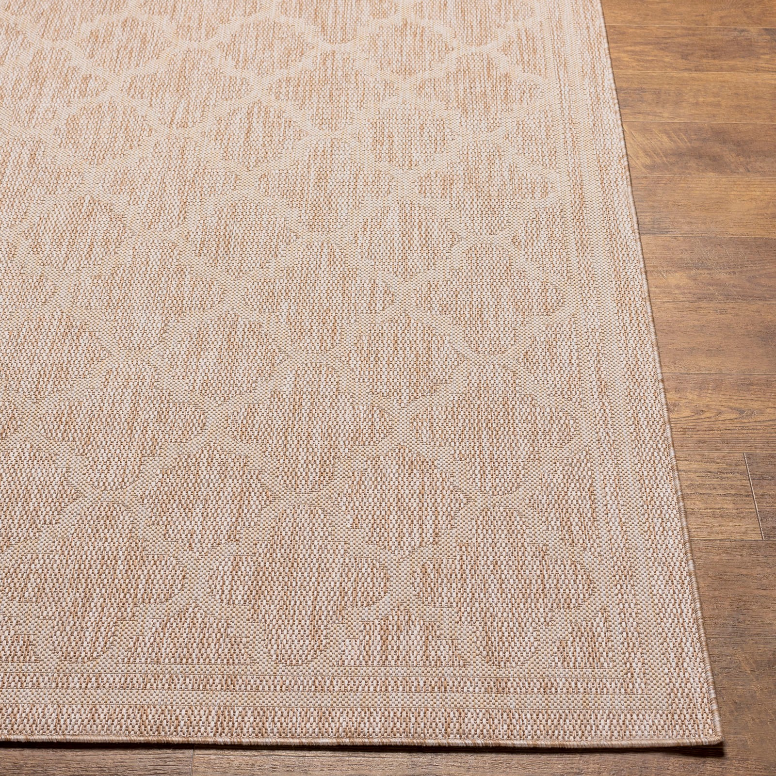 Livabliss Teppich »ORAN«, rechteckig, 4 mm Höhe, Teppich In- /Outdoor Boho Jute-Optik, Balkon, Terrasse, Garten, Beige