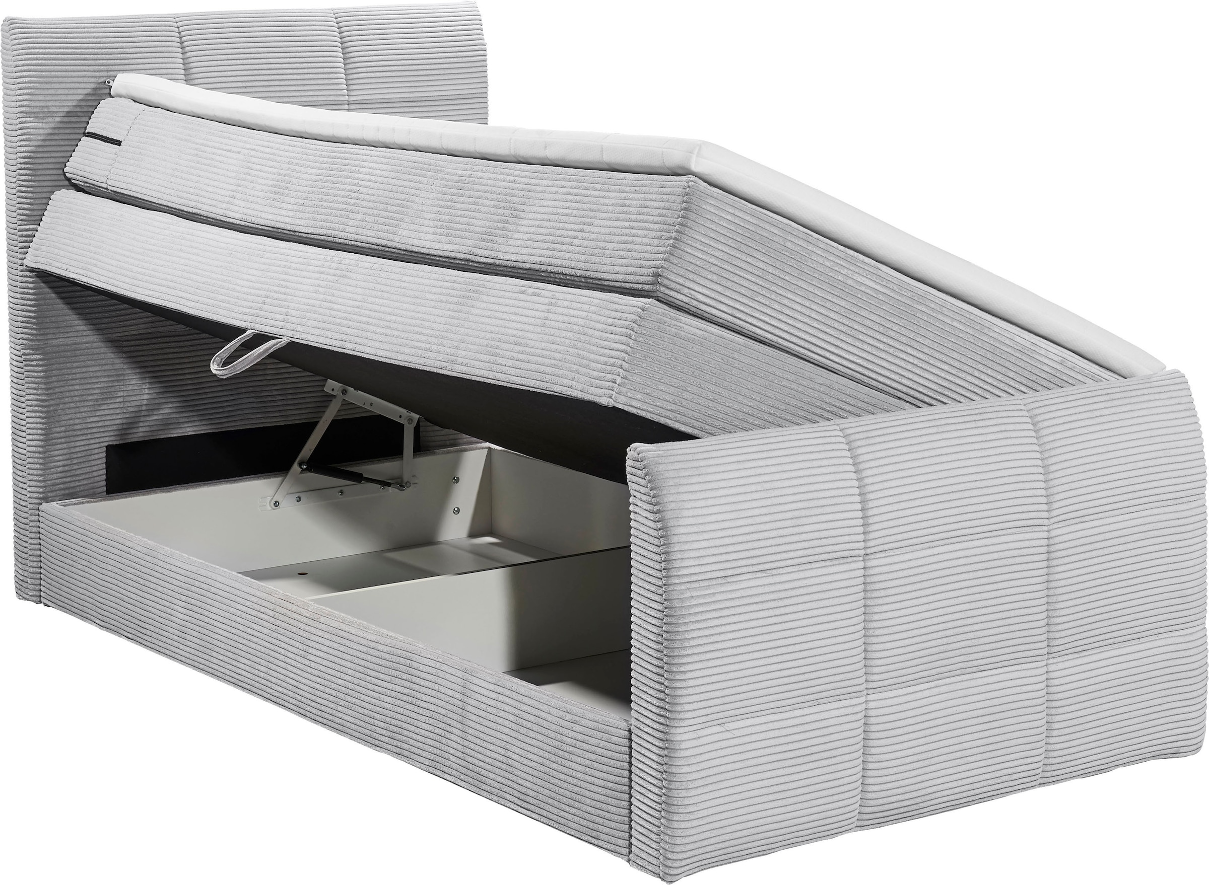 ED EXCITING DESIGN Boxspringbett »Bolivia«, harte Seite mit Kokosmatte, weiche Seite mit Filzabdeckung
