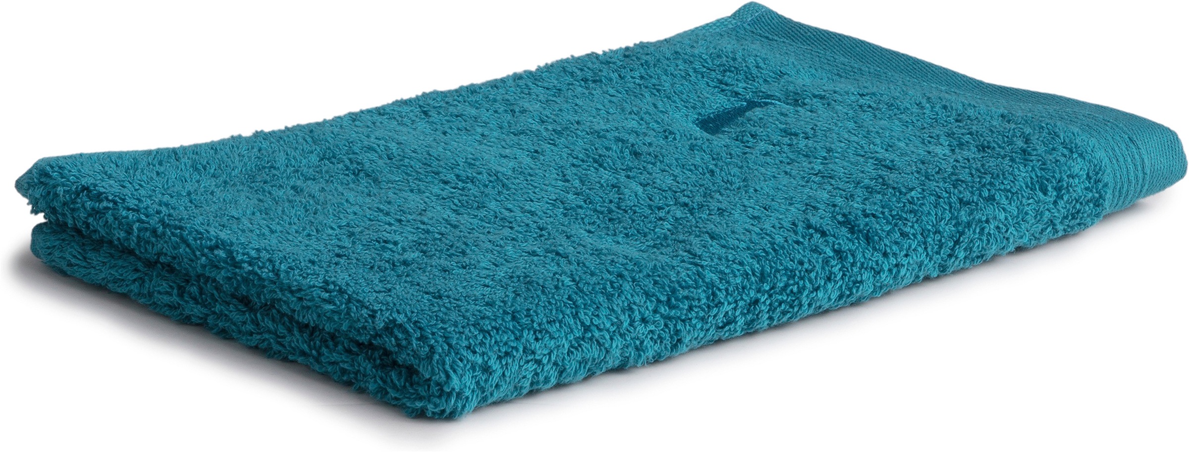 Gästehandtuch »Superwuschel Gästehandtuch« mit Biesenbordüre und praktischem Kordelaufhänger blau Walkfrottier, Baumwolle B/L: 30cmx50cm, 1 Stk., 