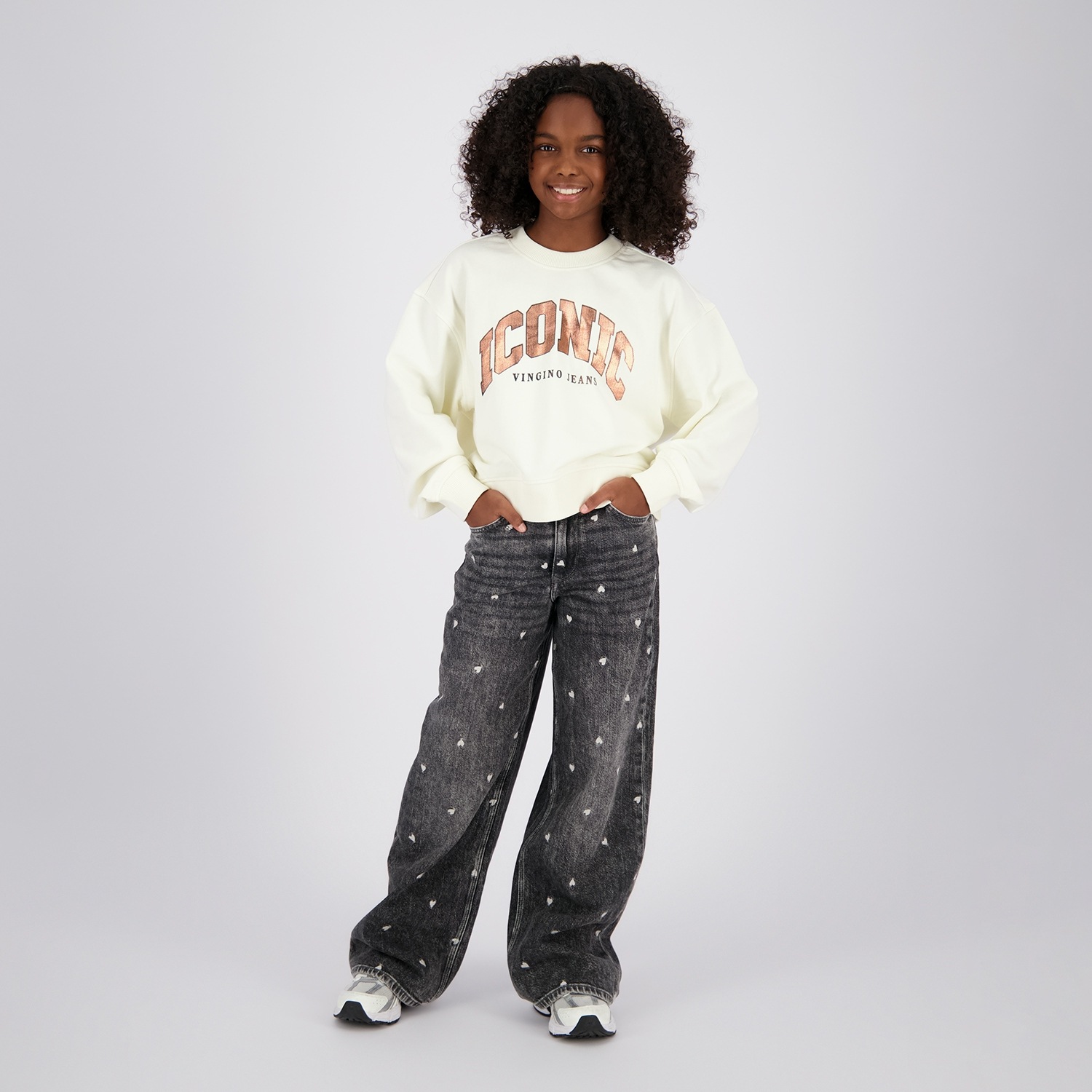Vingino Sweatshirt »Nadien«, mit Print, Baumwollmix
