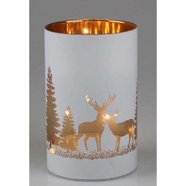 AM Design LED Windlicht, Weihnachtsdeko, mit weihnachtlichen Elementen  online kaufen