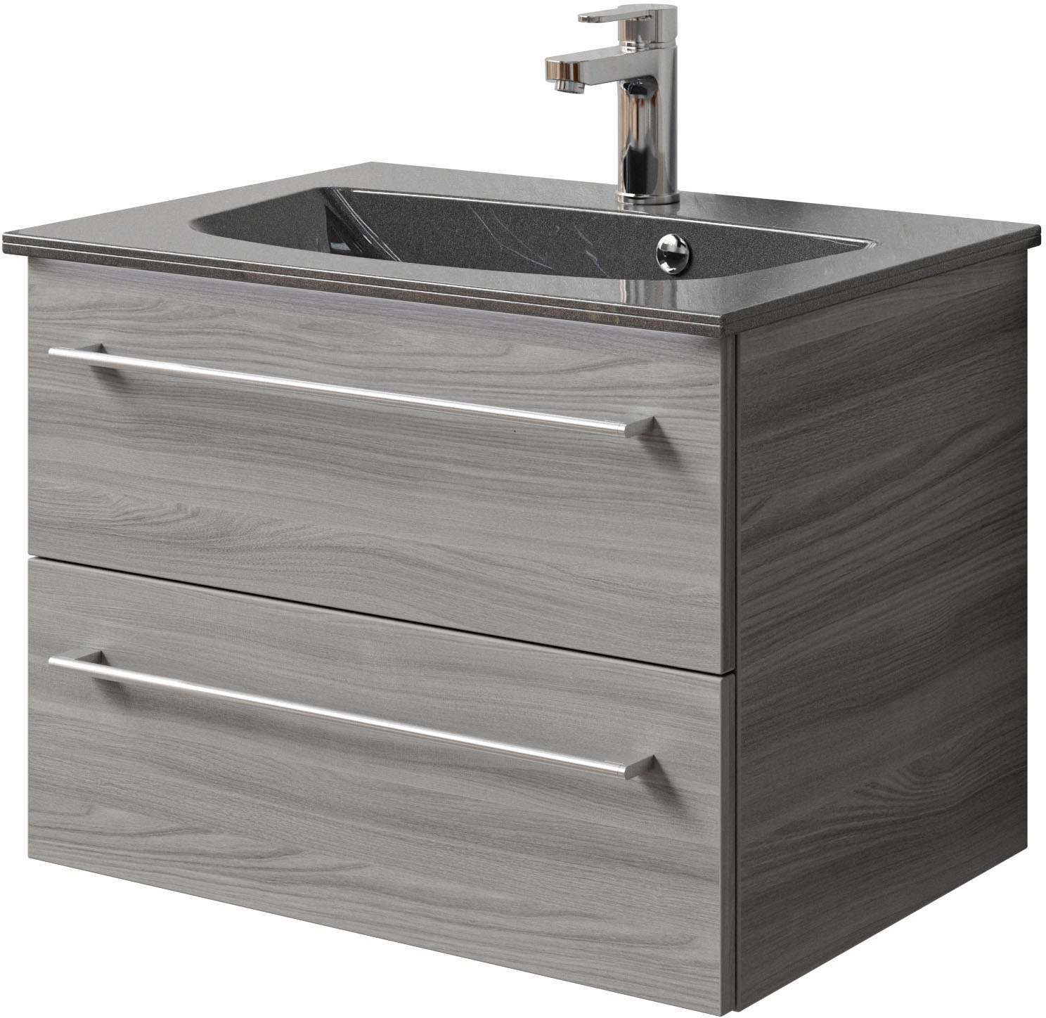 Saphir Waschtisch »Serie 6025 Mineralmarmor-Waschtisch mit Unterschrank, 67 günstig online kaufen