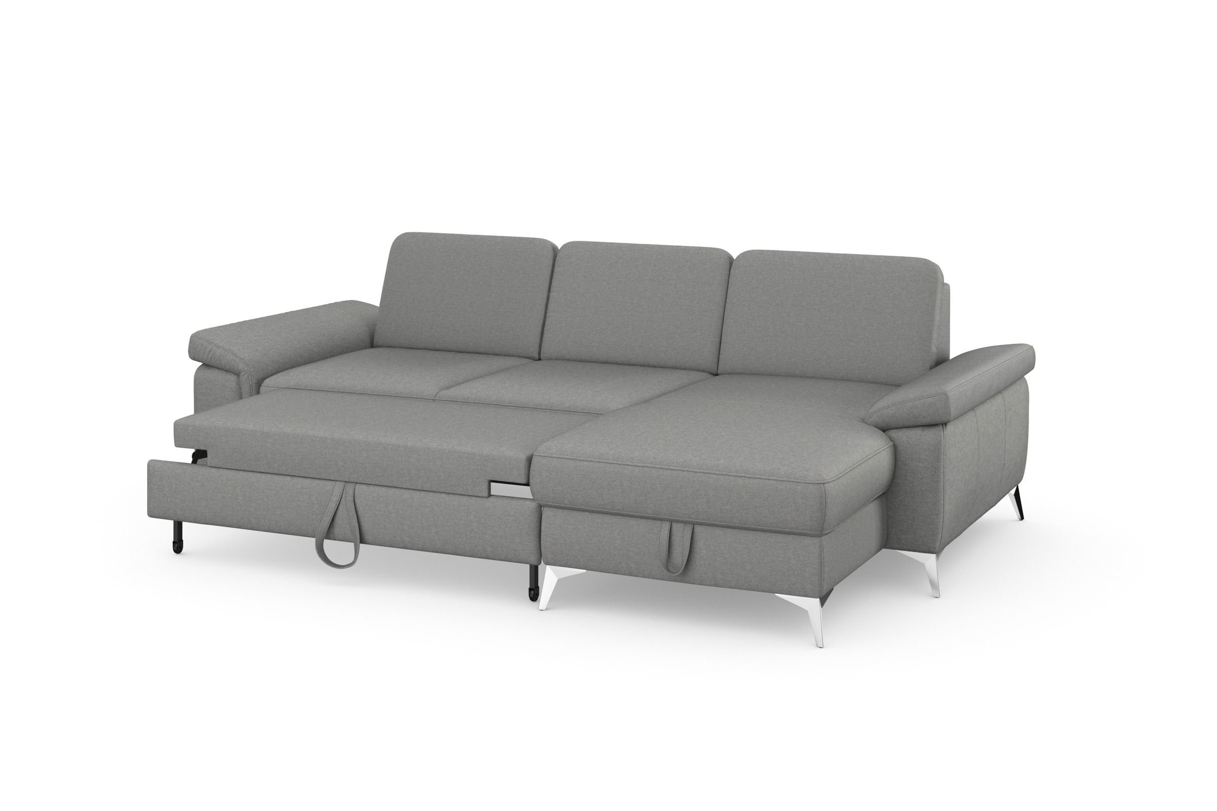 sit&more Ecksofa »Padua L-Form«, inklusive Sitztiefenverstellung, Armteilfunktion und Federkern