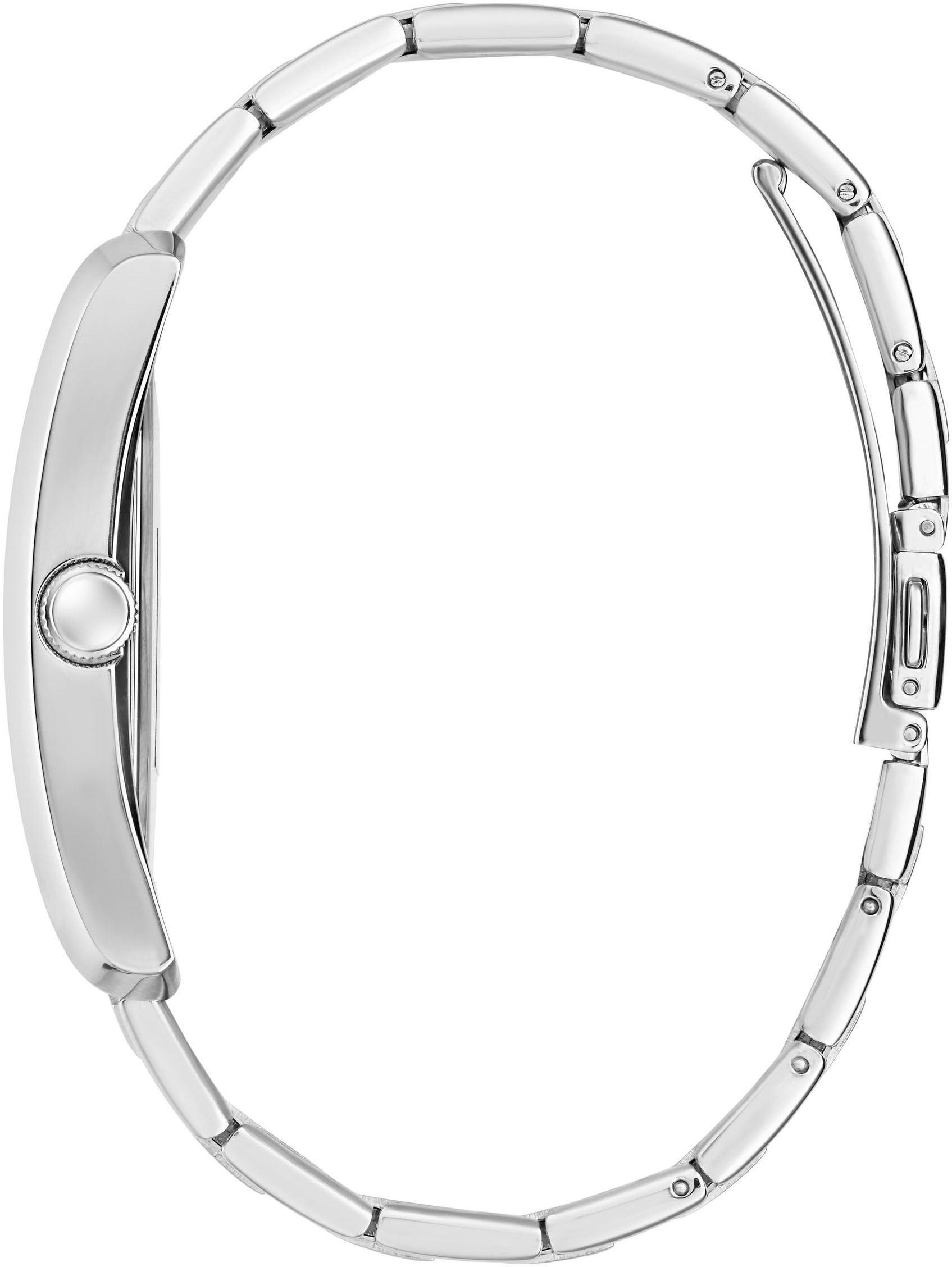 Guess Quarzuhr »CLYDE«, Armbanduhr, Herrenuhr, Edelstahlarmband
