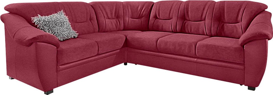 sit&more Ecksofa »Savona L-Form, B: 262 cm« optional Bettfunktion, Federker günstig online kaufen