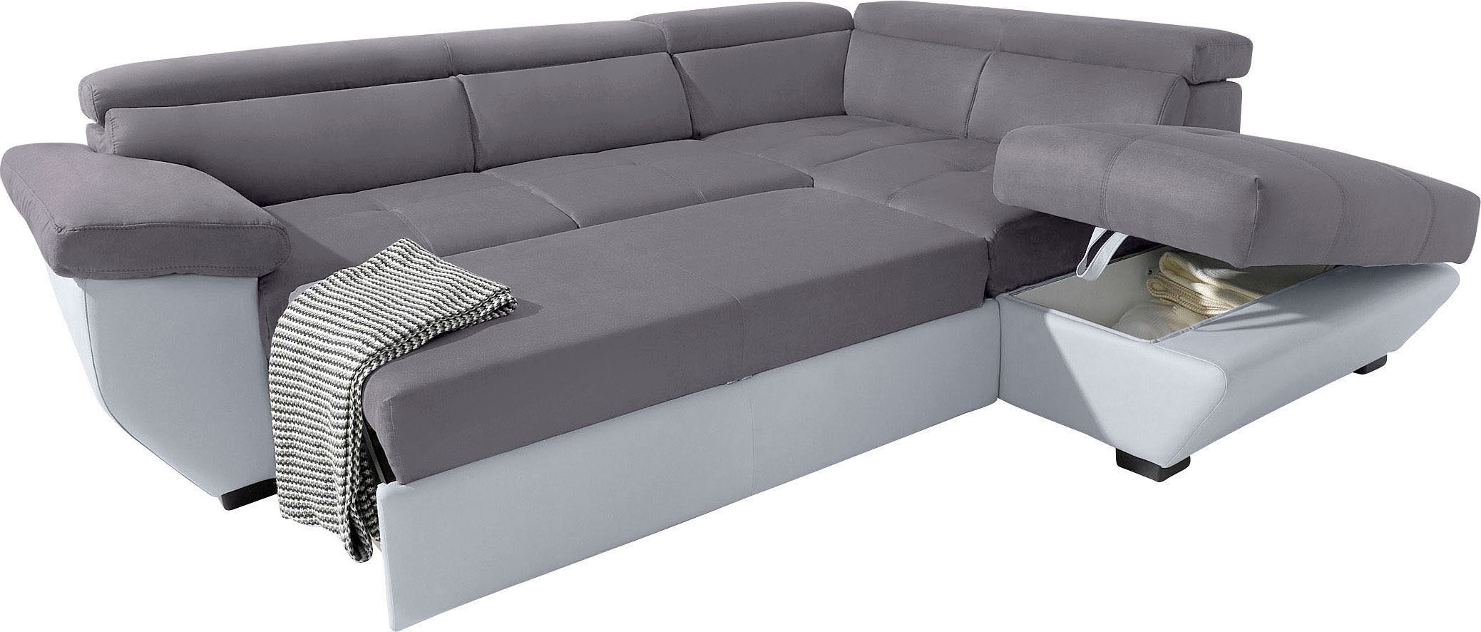 COTTA Polstergarnitur »Speedway L-Form«, (Set), Set bestehend aus: Ecksofa günstig online kaufen