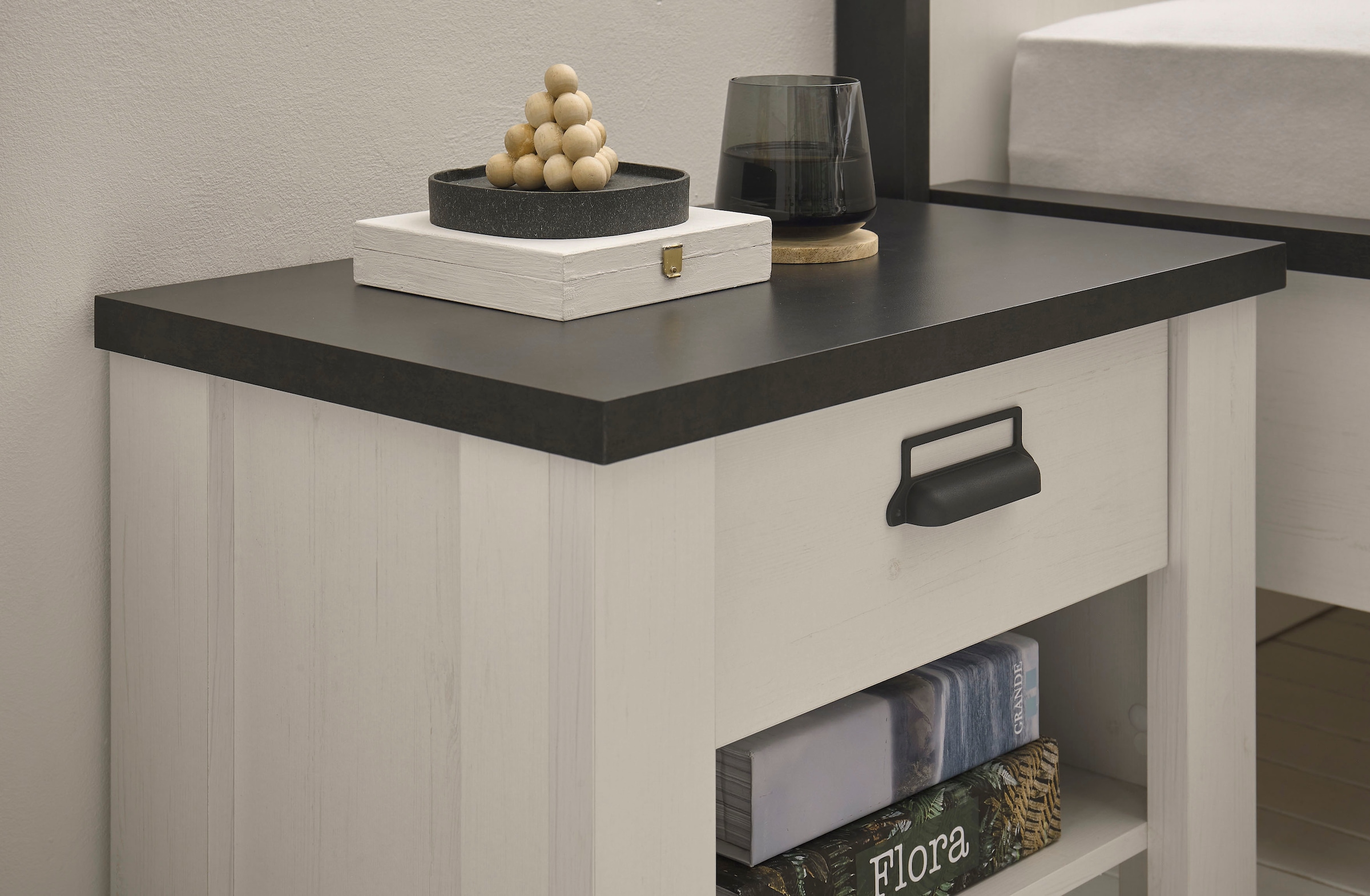 Home affaire Schlafzimmer-Set »SHERWOOD« 3 Stk. tlg. Liegefläche 90x200cm, Schrank 2-trg. 93cm breit