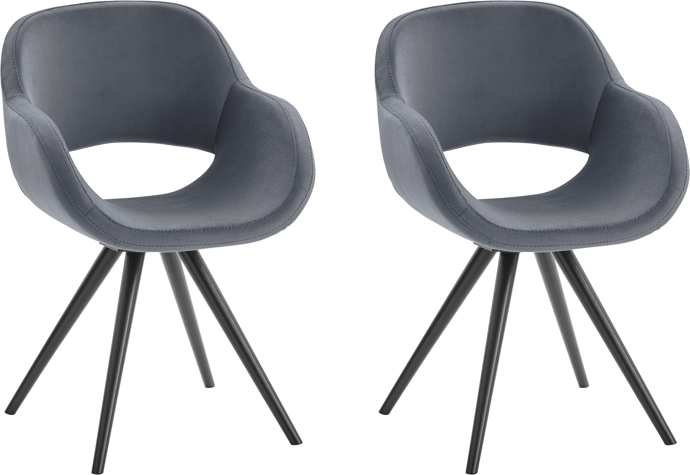 INOSIGN Armlehnstuhl »Aurora« (Set) 2 Stk.Gestell aus Massivholz Buche in s günstig online kaufen