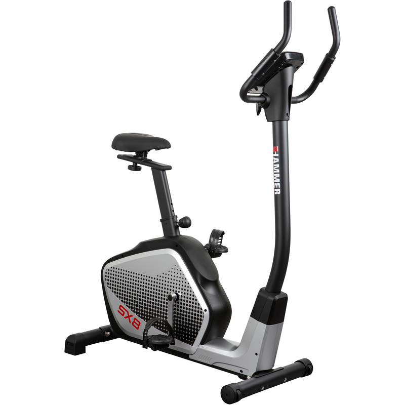 HAMMER Ergometer »SX8 BT« Schwungmasse ca. 8 kg, 16 Widerstandsstufen silberfarben