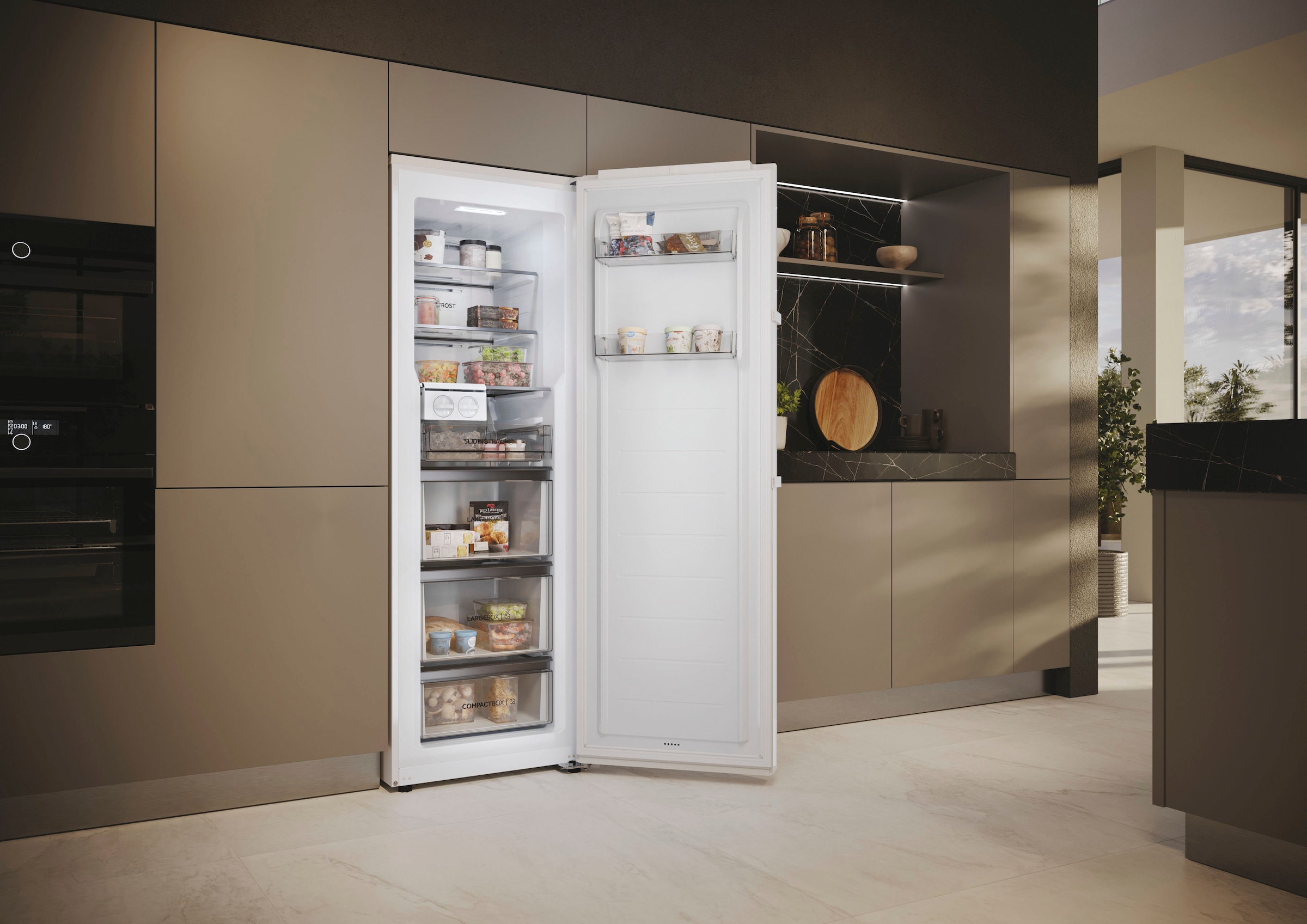 Haier Gefrierschrank »H4F272WDH1«, 177,5 cm hoch, 60 cm breit, 178 cm hoch, 60 cm breit, no Frost, Twist Ice Maker
