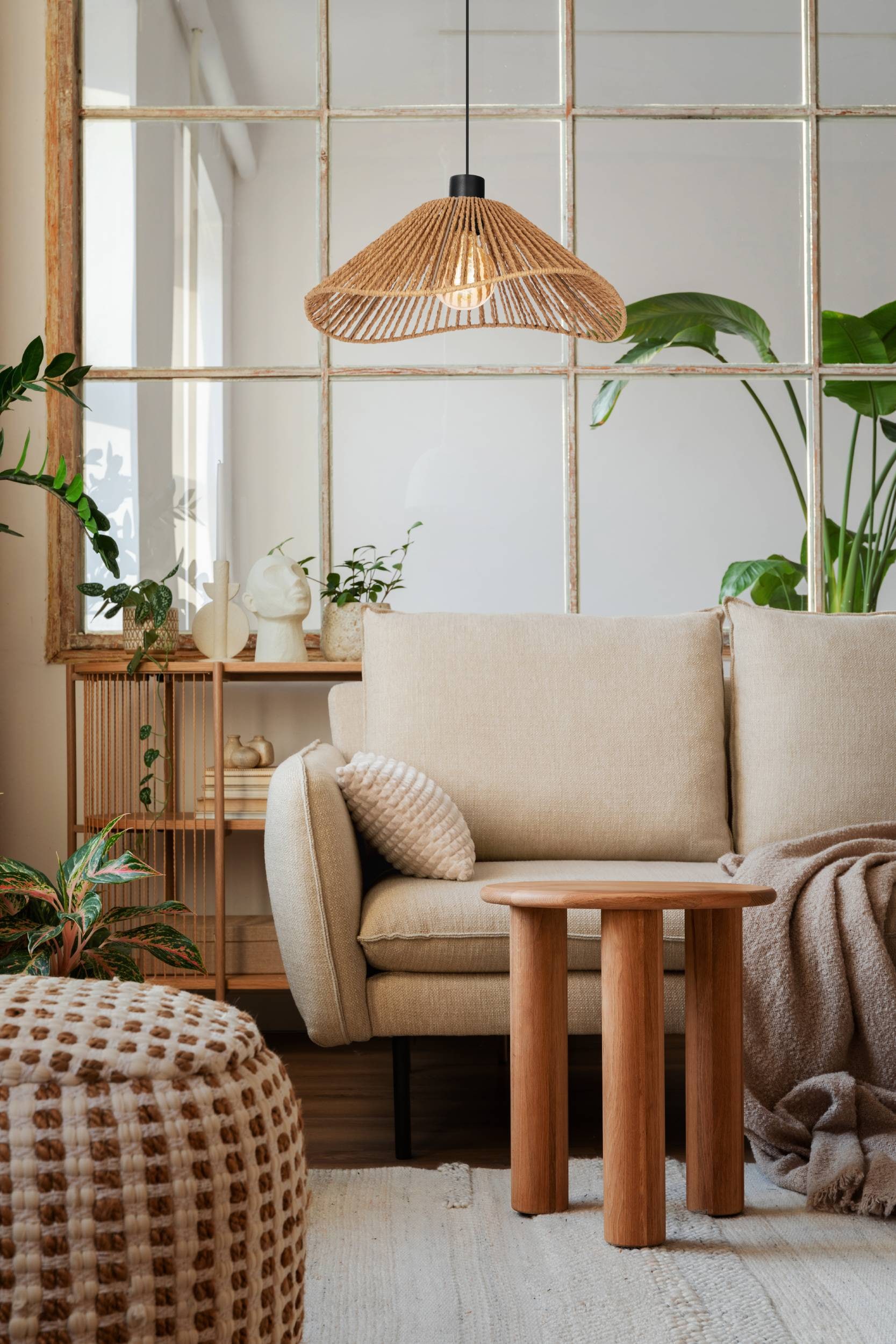 EGLO Hängeleuchte »Lavister Pendelleuchte, Hängelampe, Japan-Stil, Metall und Papier« E27 1 Stk.