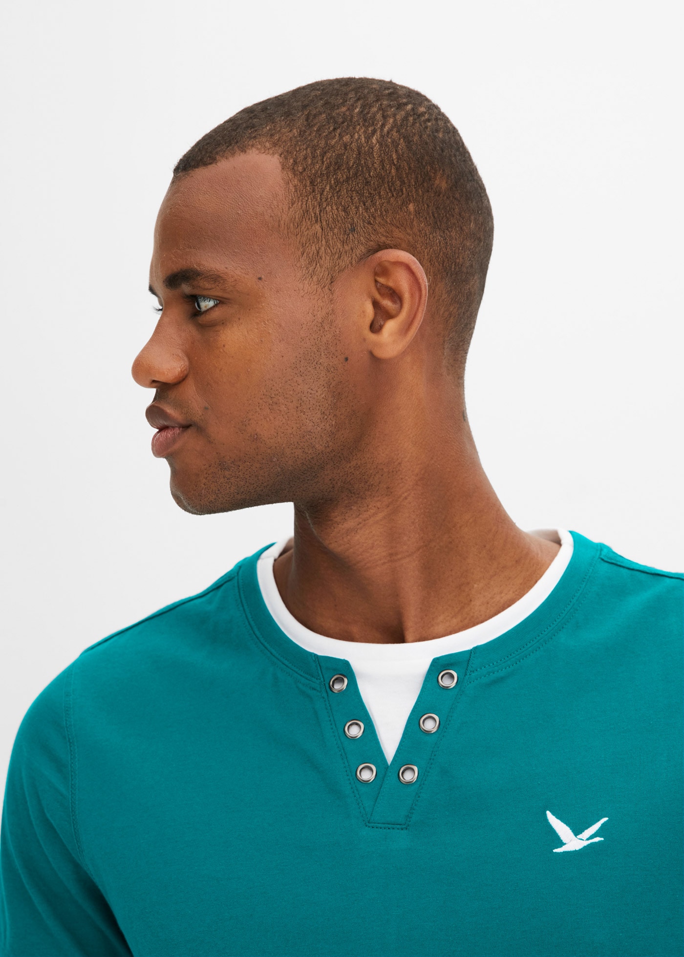 bonprix 2-in-1-Shirt »2 in 1 Shirt, Kurzarm (2er Pack)«, 2 Stk. 2 in 1 Shirt, Kurzarm (2er Pack)
