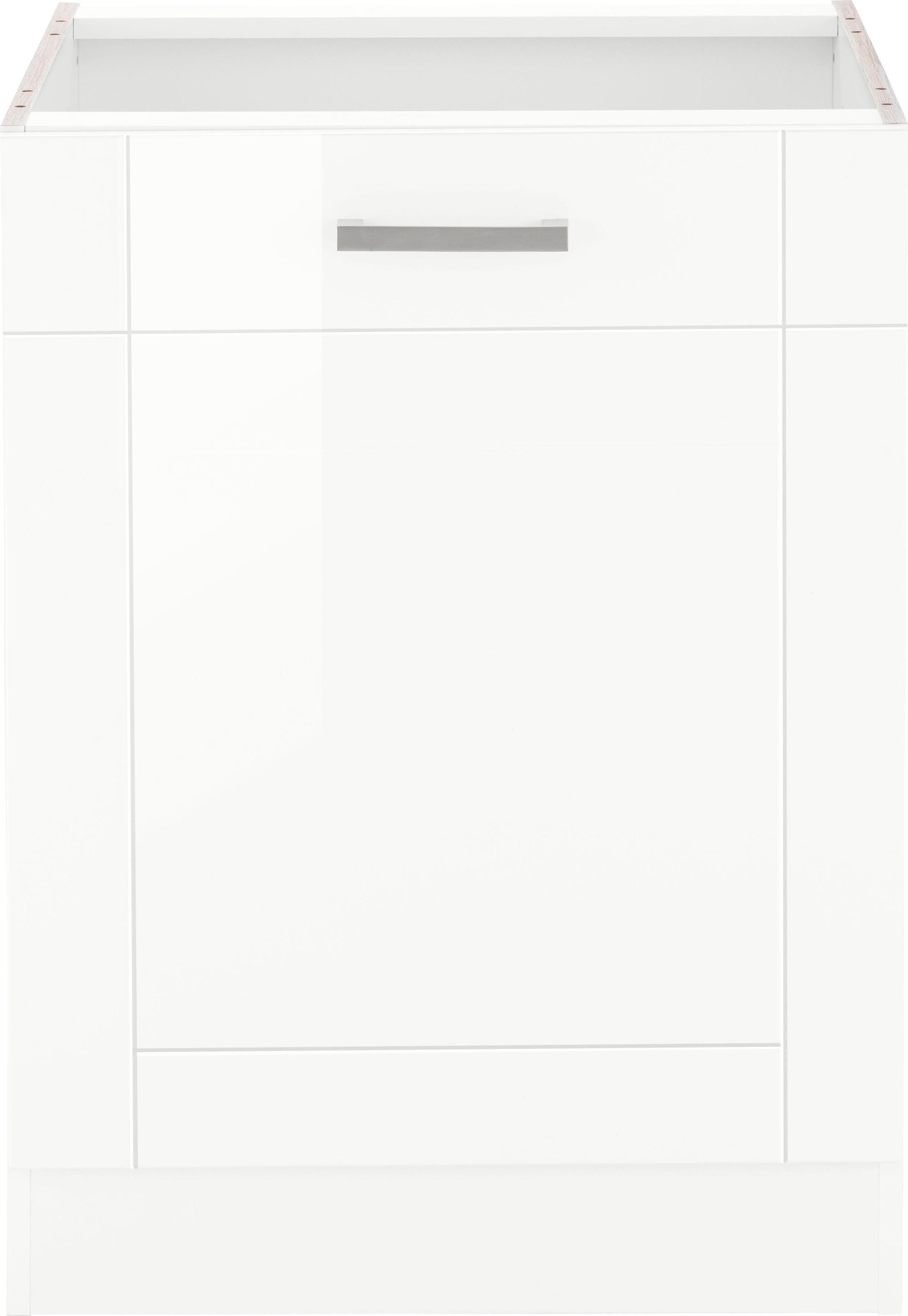 KOCHSTATION Unterschrank "KS-Tinnum" 60 cm breit, MDF-Fronten, Metallgriff günstig online kaufen