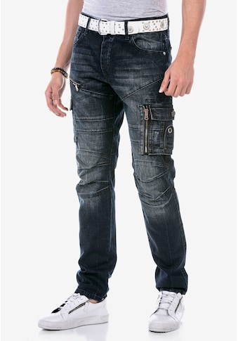 Cipo & Baxx Straight-Jeans, mit trendigen Cargotaschen kaufen