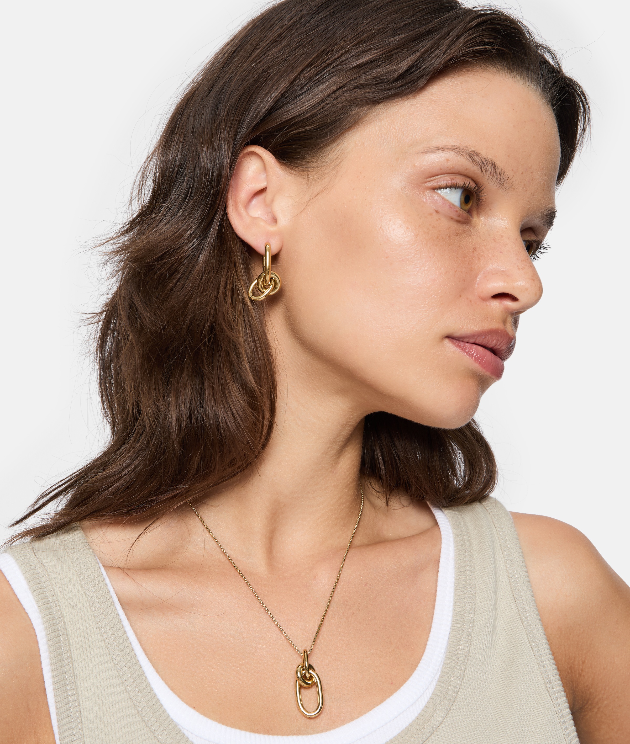 Liebeskind Berlin Kette mit Anhänger »Schmuck Geschenk Edelstahl Halskette Modern Knot Knoten«